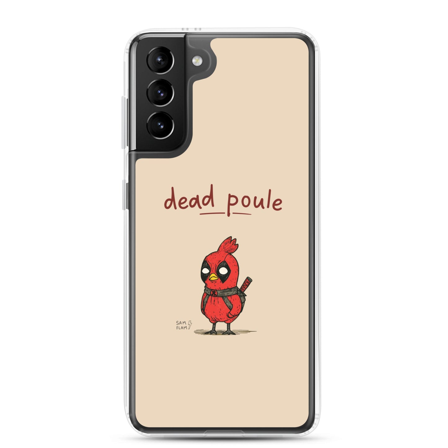 Clear Case for Samsung® "Dead poule" - Sam Flam