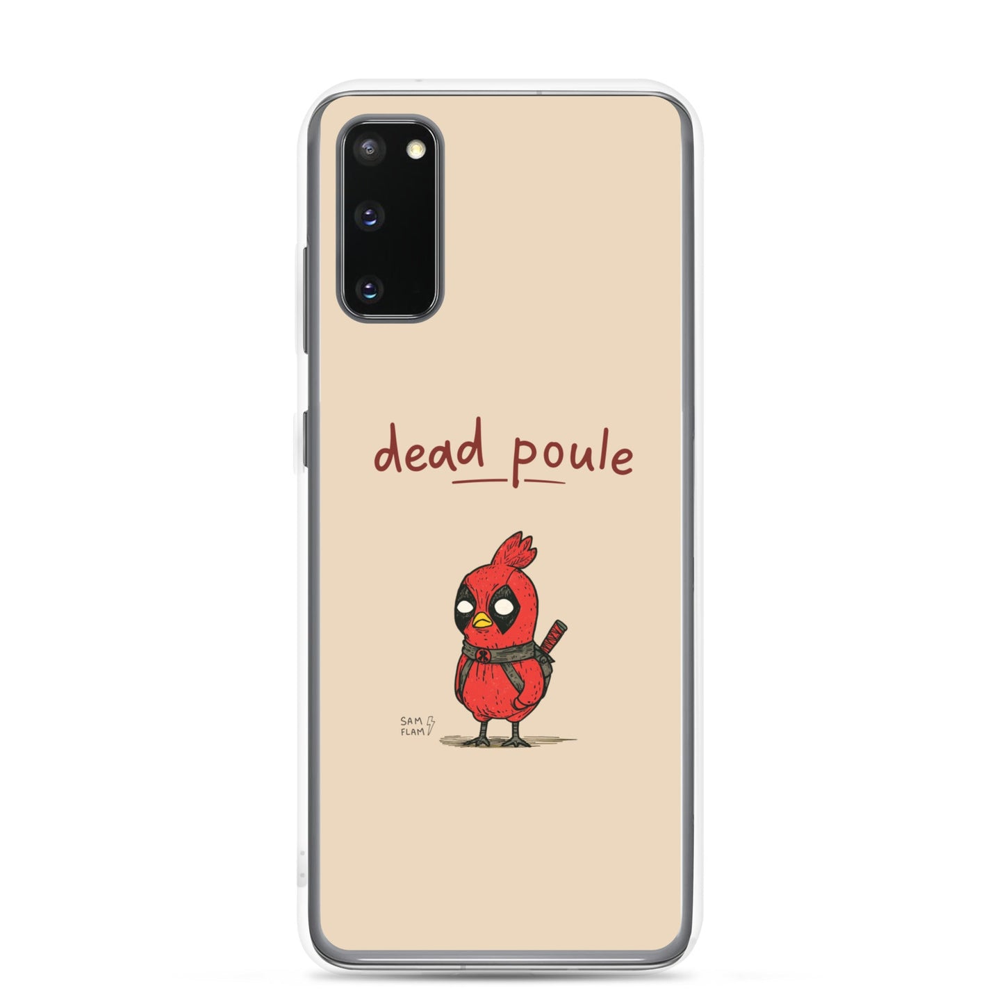 Clear Case for Samsung® "Dead poule" - Sam Flam