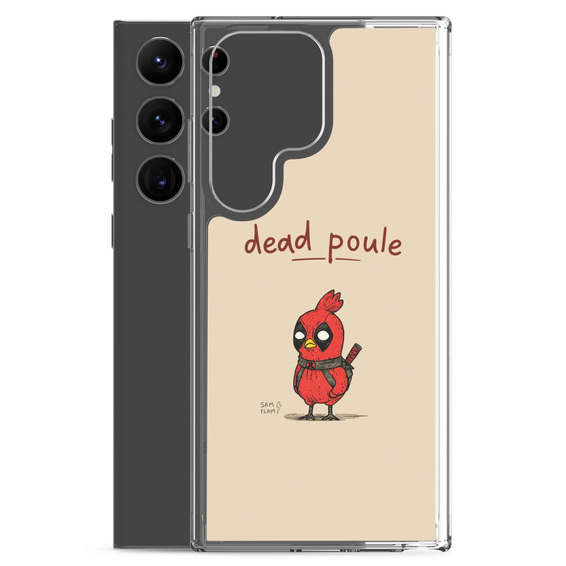Clear Case for Samsung® "Dead poule" - Sam Flam