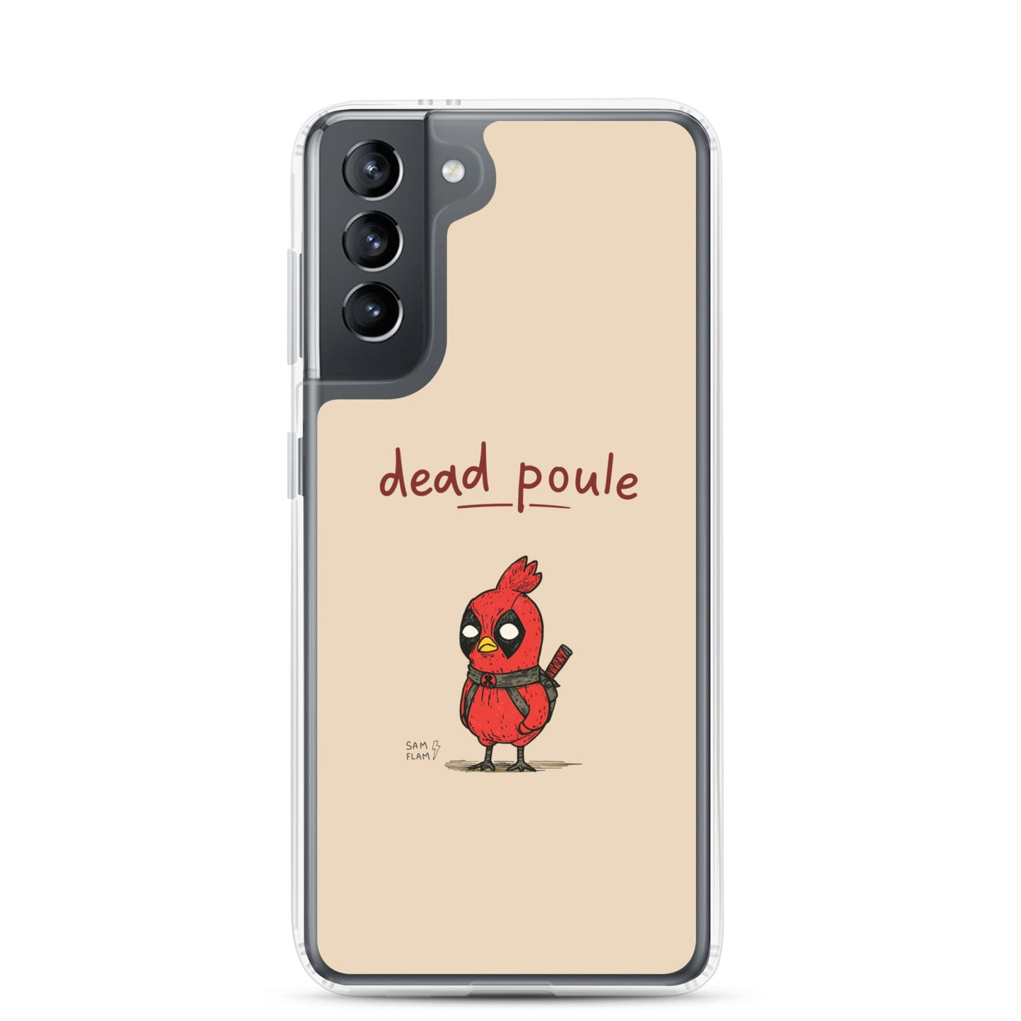 Clear Case for Samsung® "Dead poule" - Sam Flam