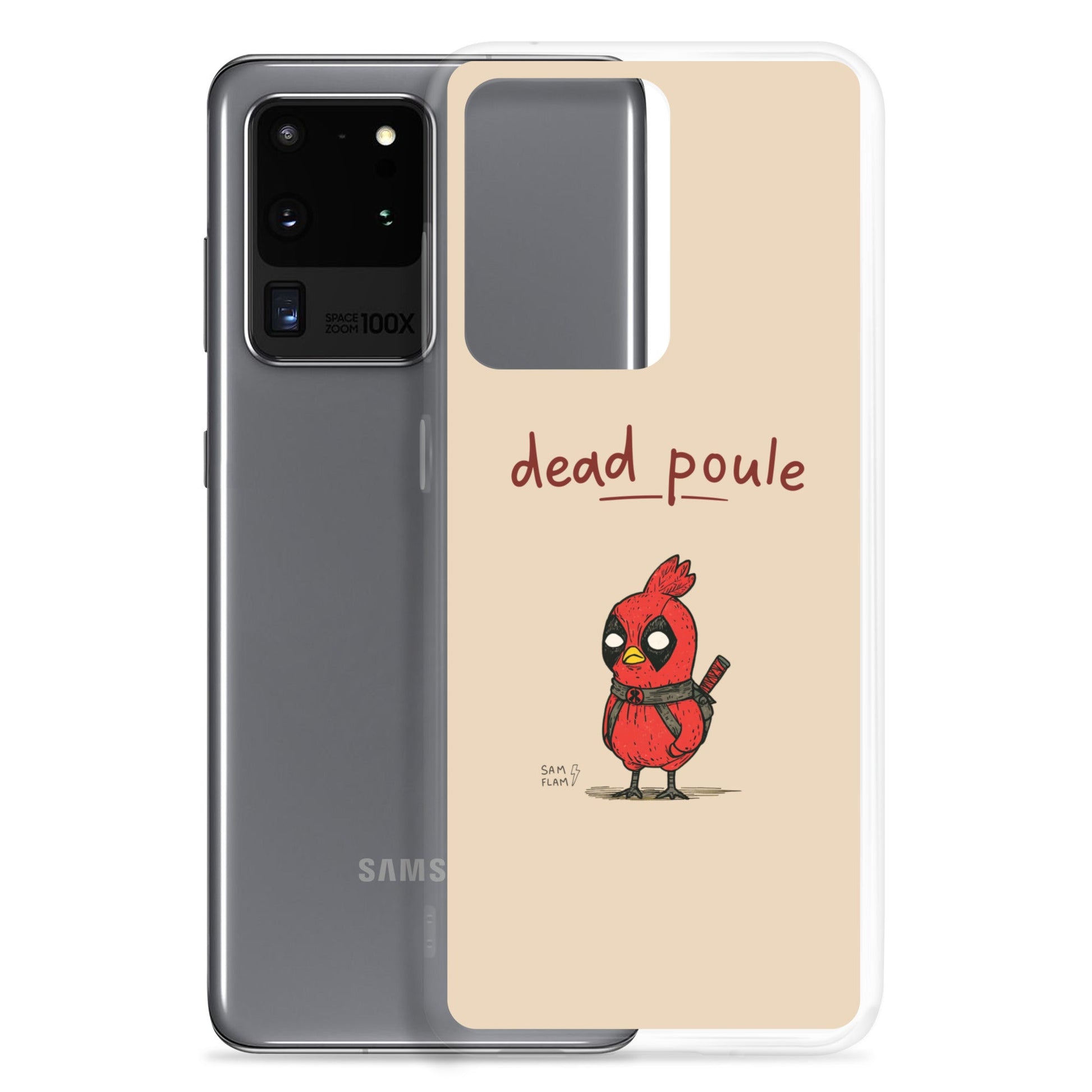 Clear Case for Samsung® "Dead poule" - Sam Flam