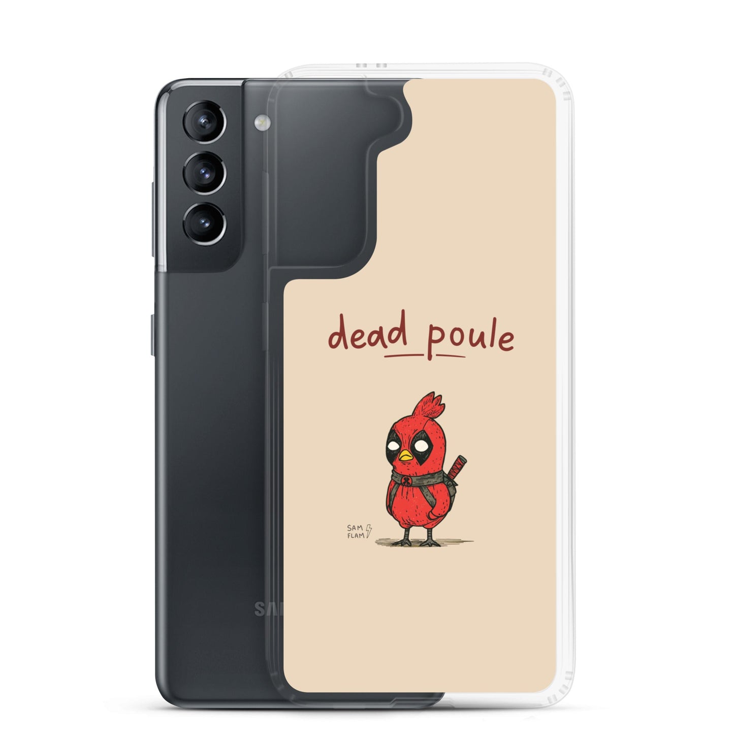 Clear Case for Samsung® "Dead poule" - Sam Flam