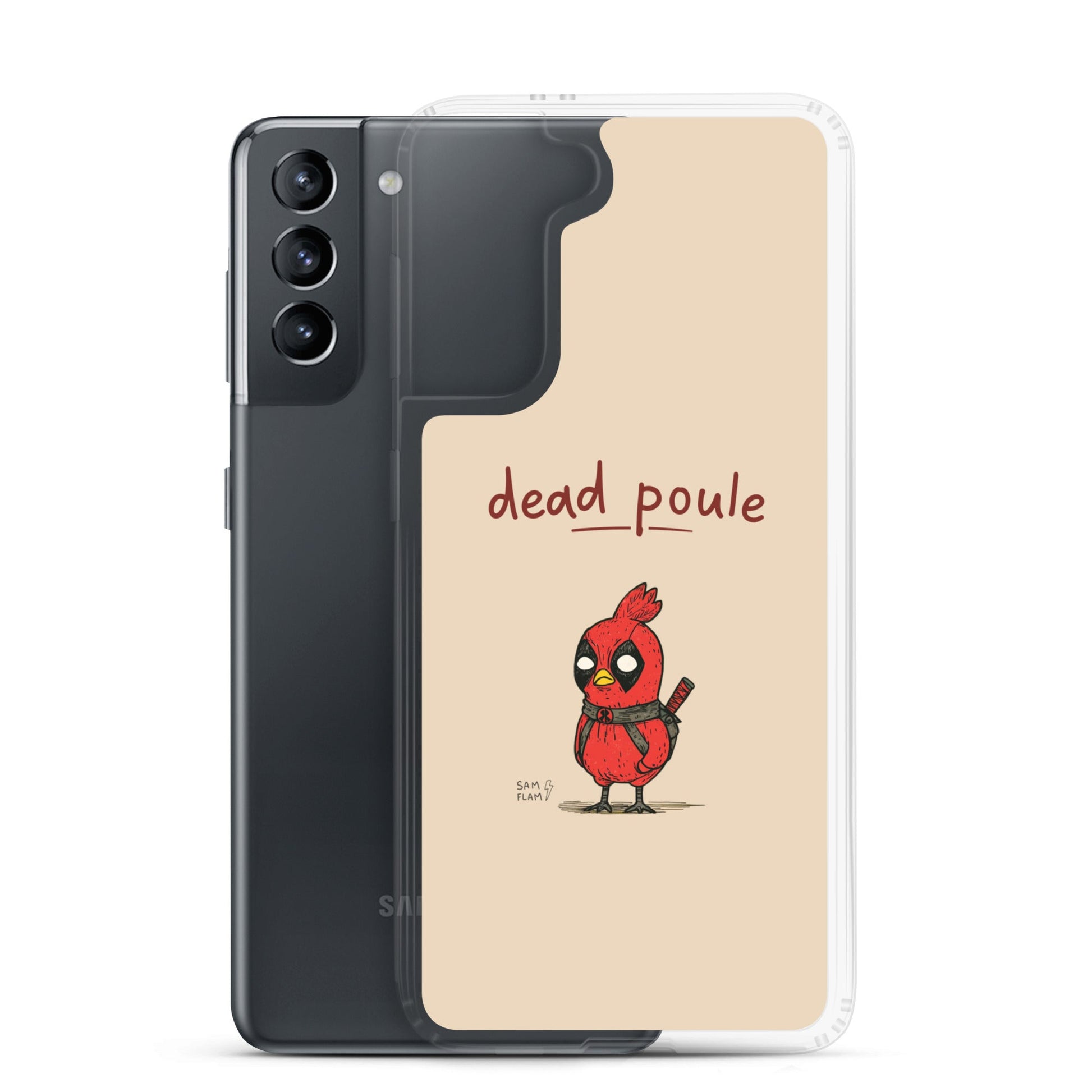 Clear Case for Samsung® "Dead poule" - Sam Flam