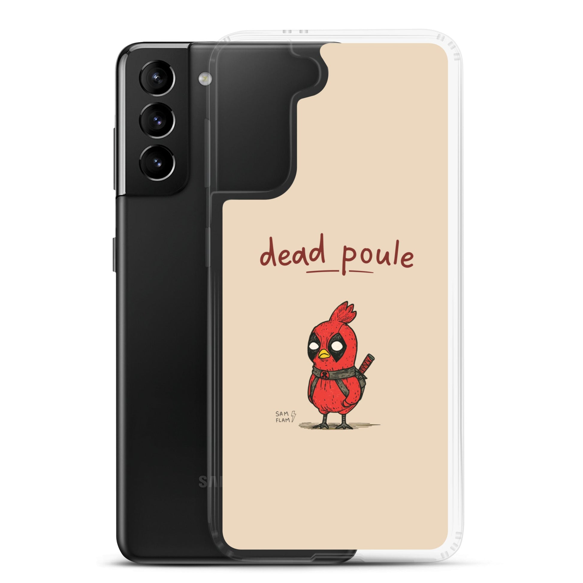 Clear Case for Samsung® "Dead poule" - Sam Flam