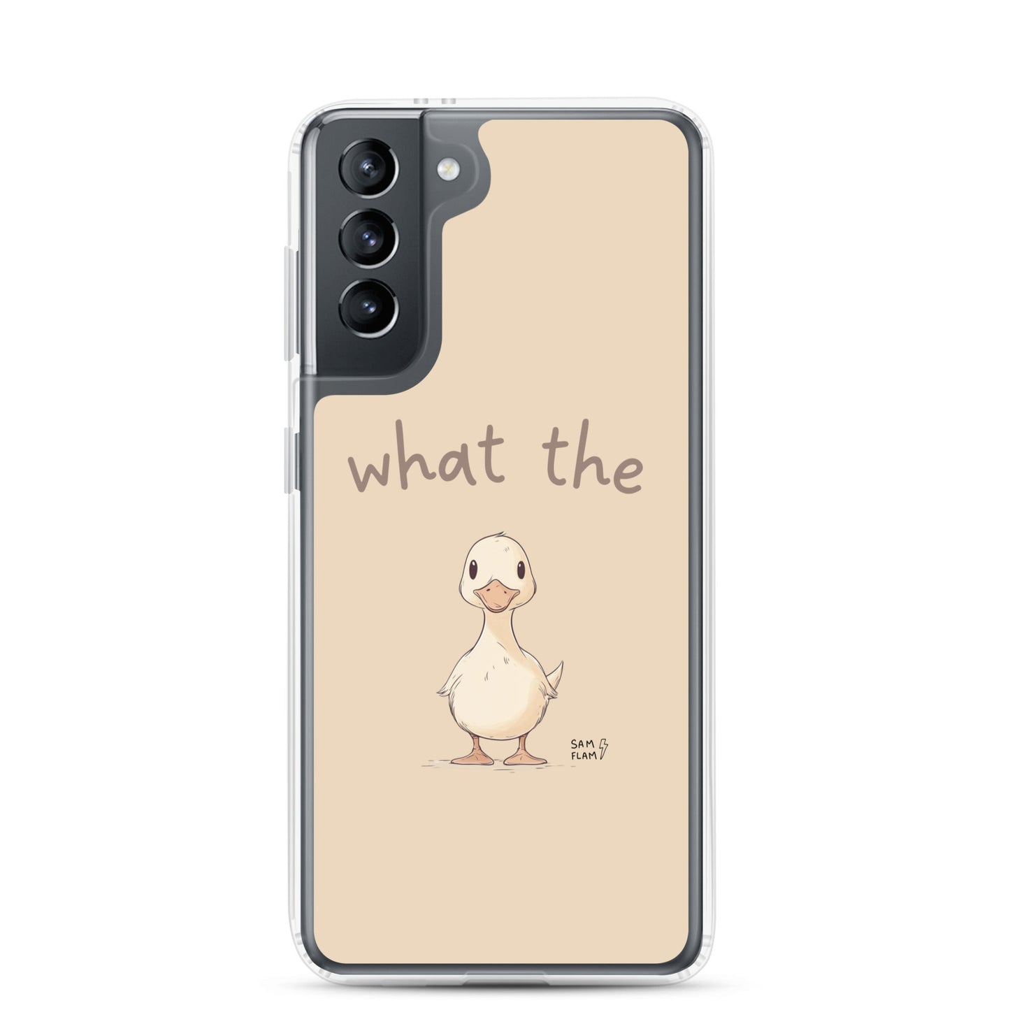 Clear Case for Samsung® "Duck" - Sam Flam