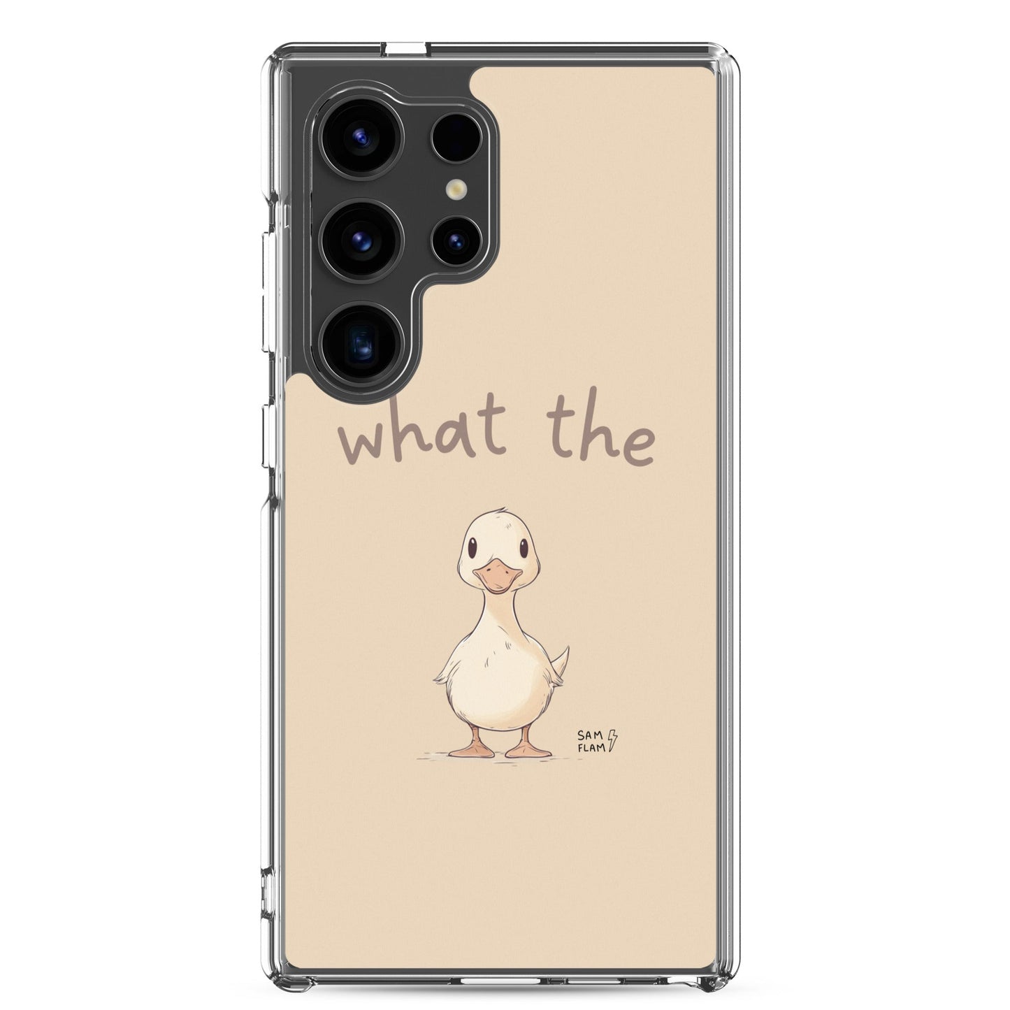 Clear Case for Samsung® "Duck" - Sam Flam