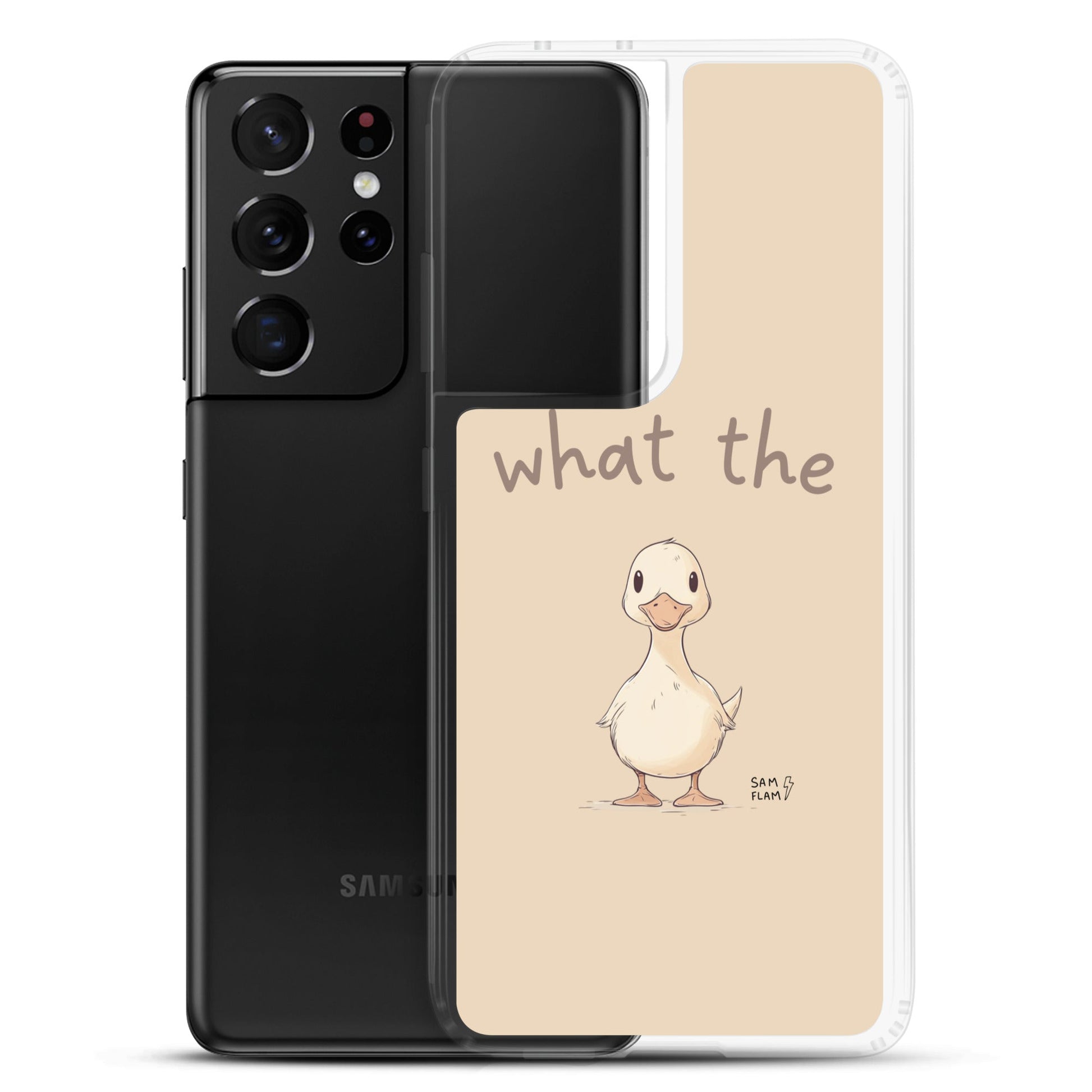 Clear Case for Samsung® "Duck" - Sam Flam