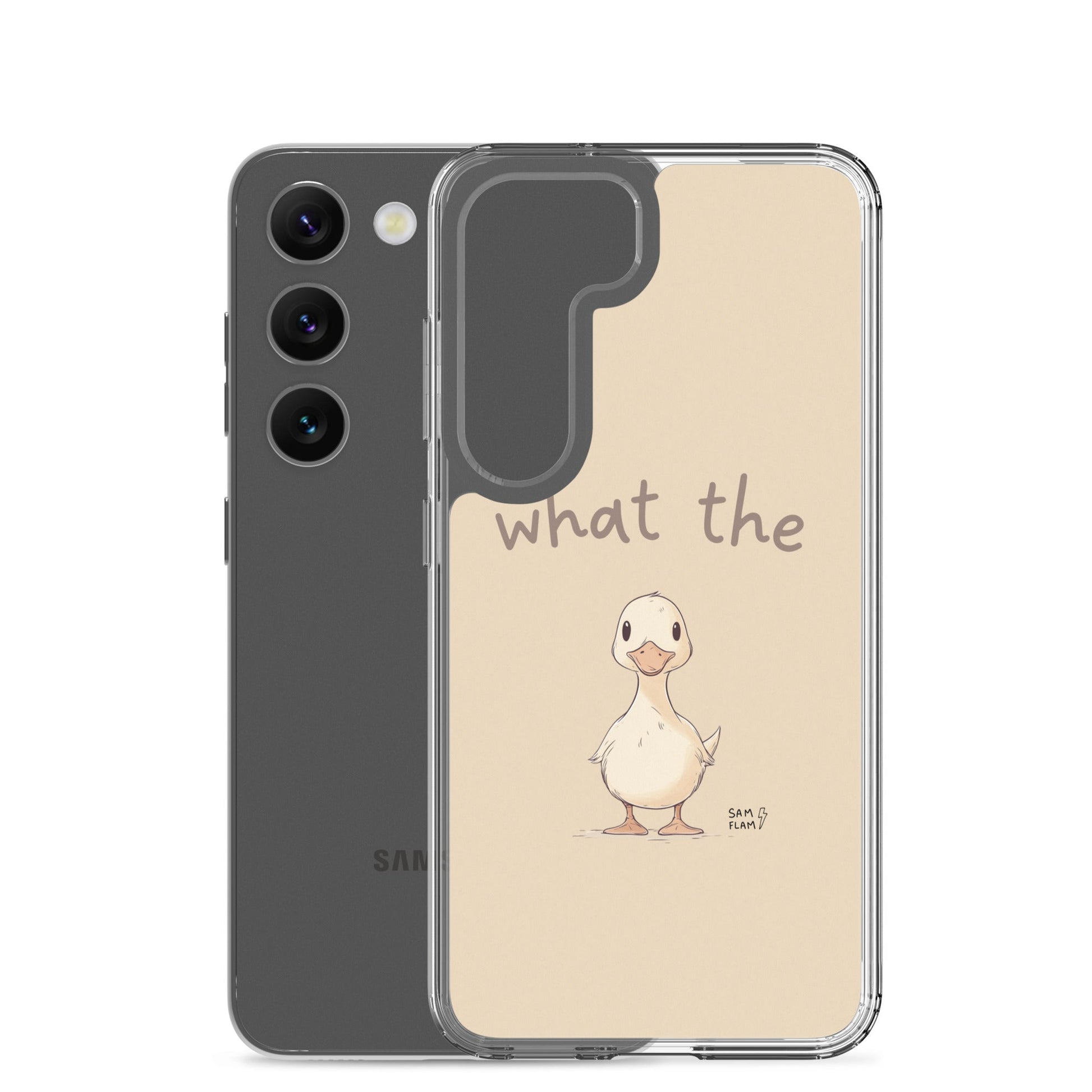 Clear Case for Samsung® "Duck" - Sam Flam