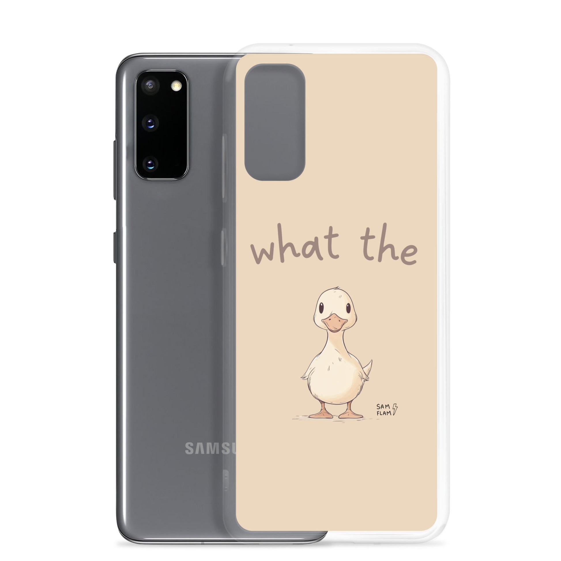 Clear Case for Samsung® "Duck" - Sam Flam