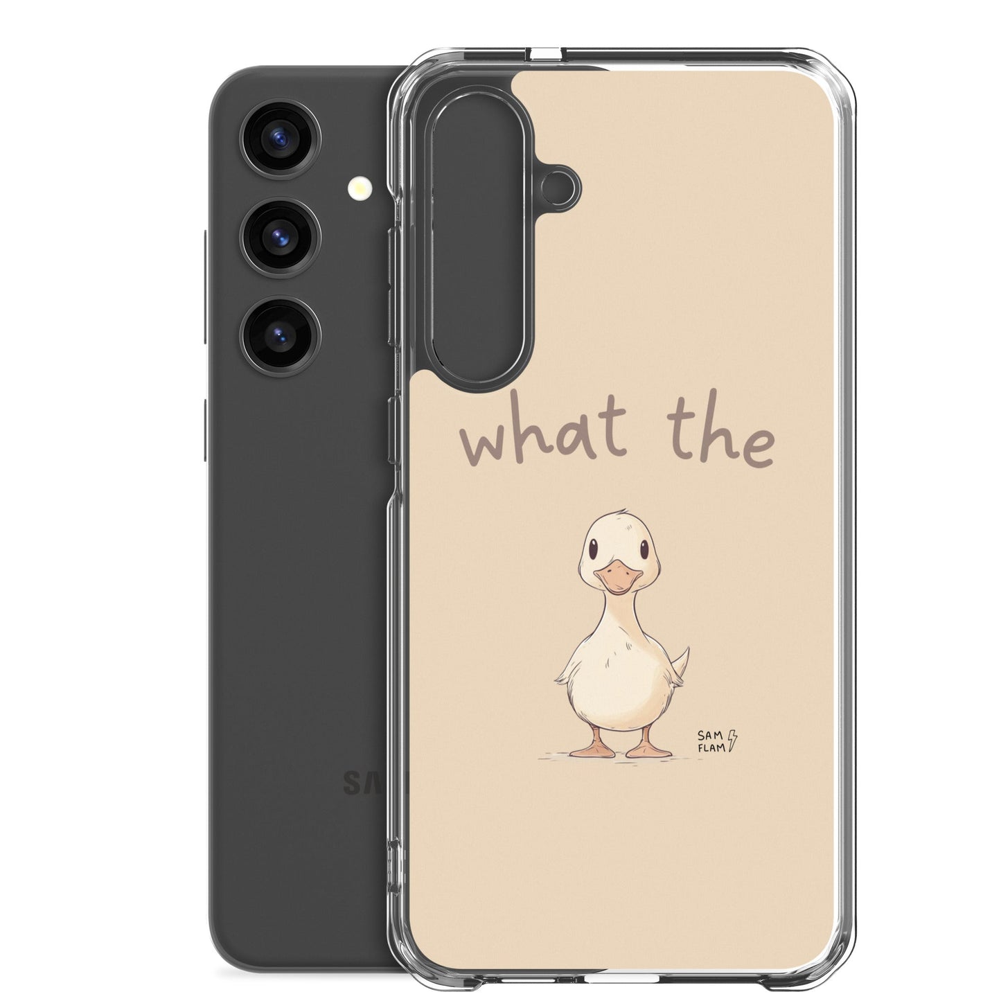 Clear Case for Samsung® "Duck" - Sam Flam