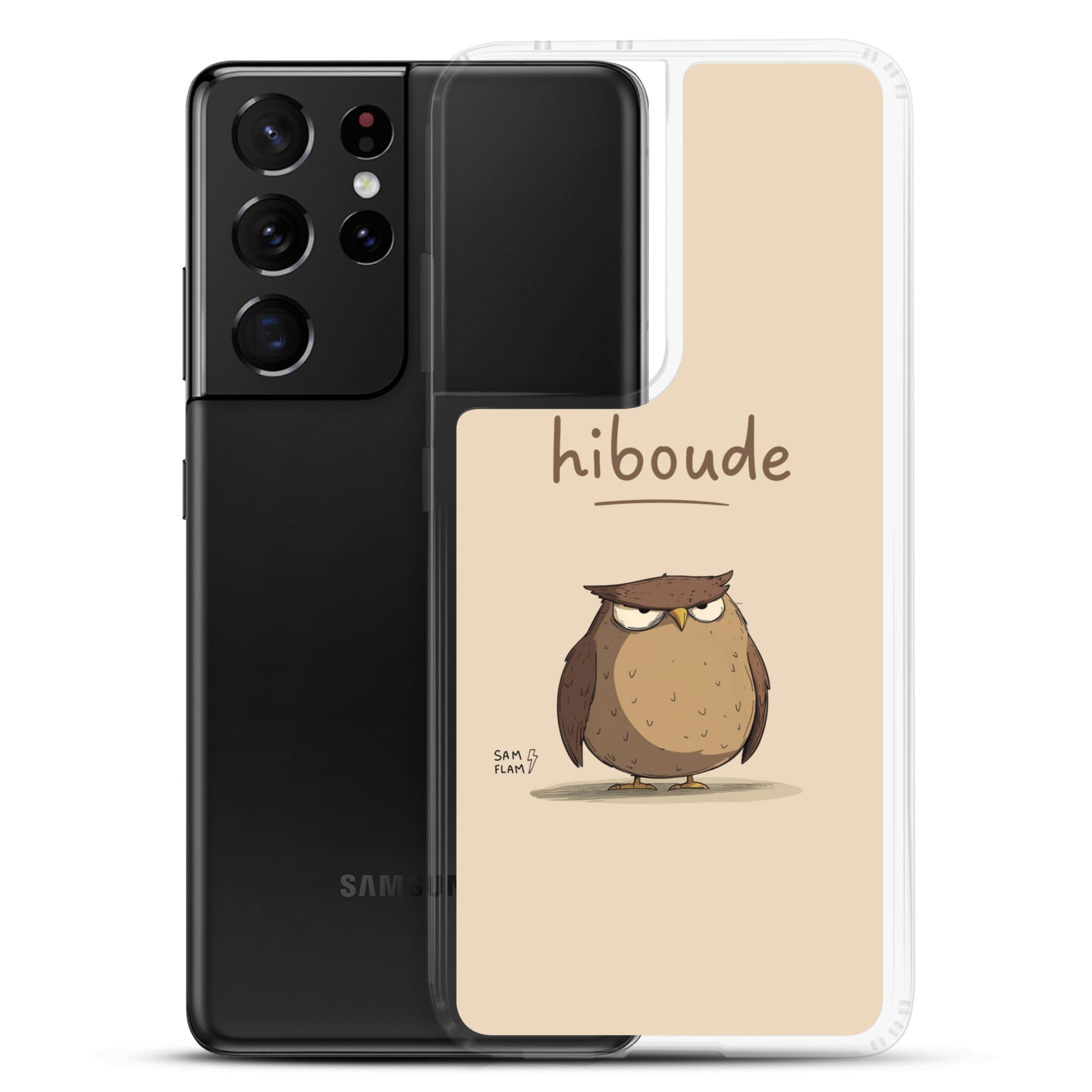 Clear Case for Samsung® "Hiboude" - Sam Flam