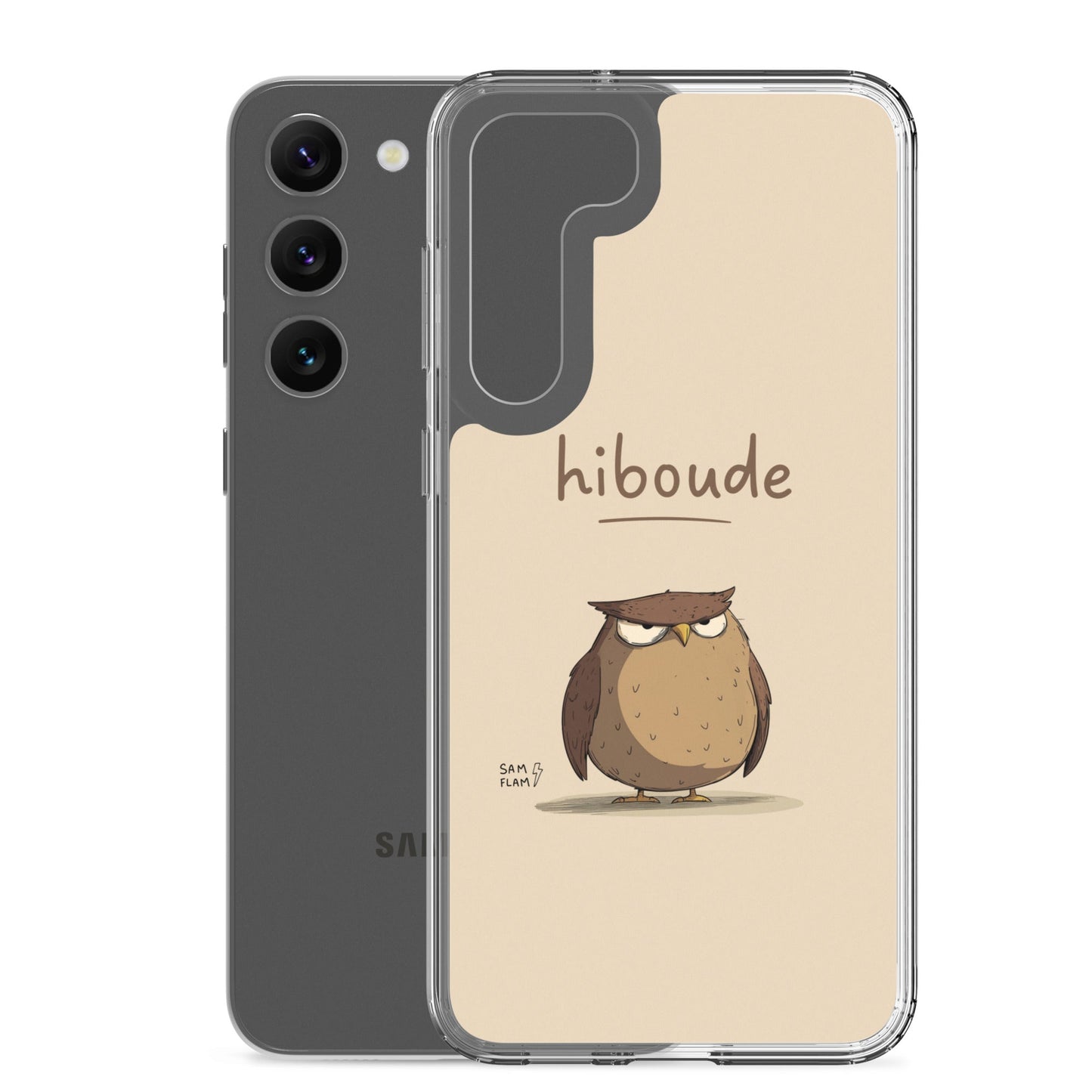 Clear Case for Samsung® "Hiboude" - Sam Flam