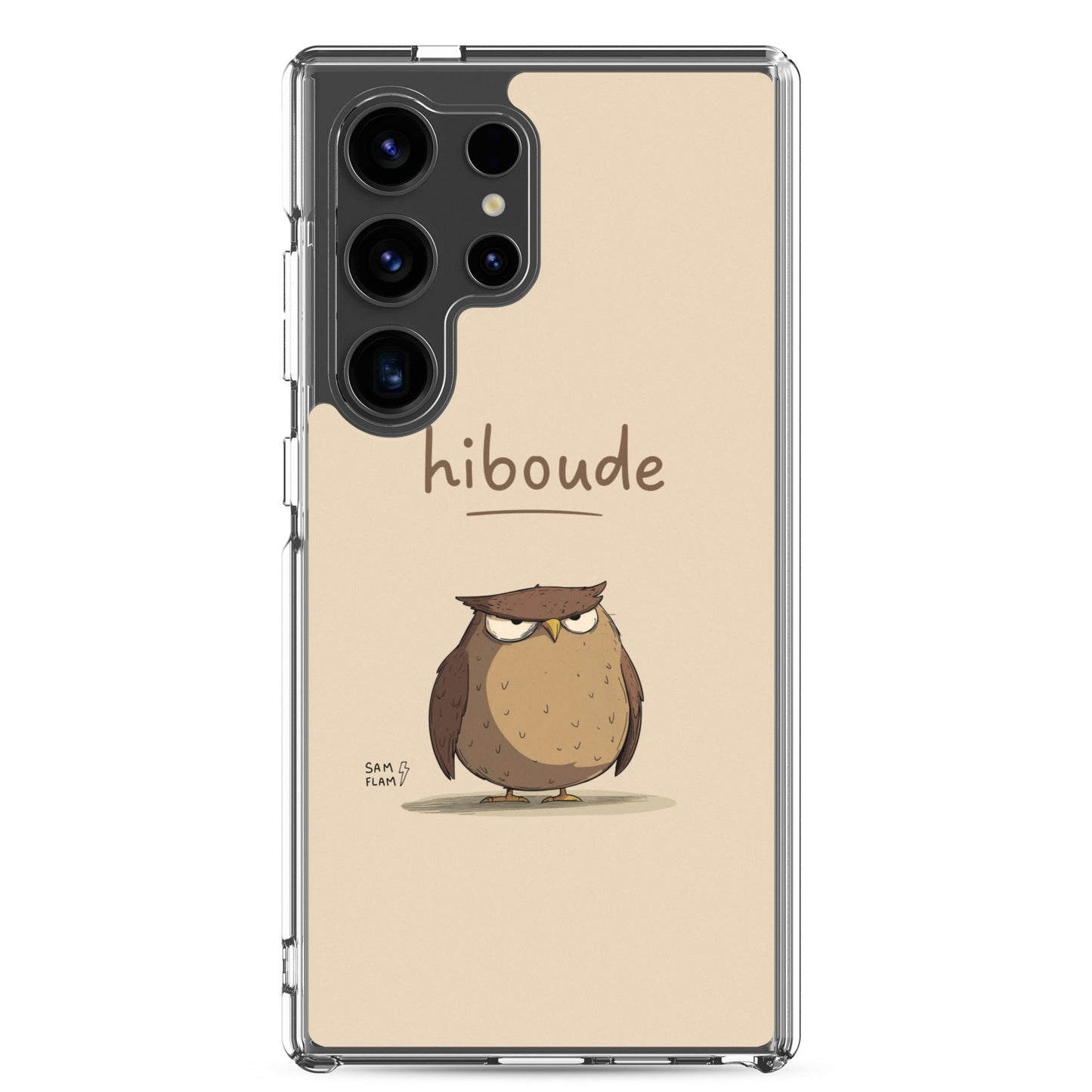 Clear Case for Samsung® "Hiboude" - Sam Flam