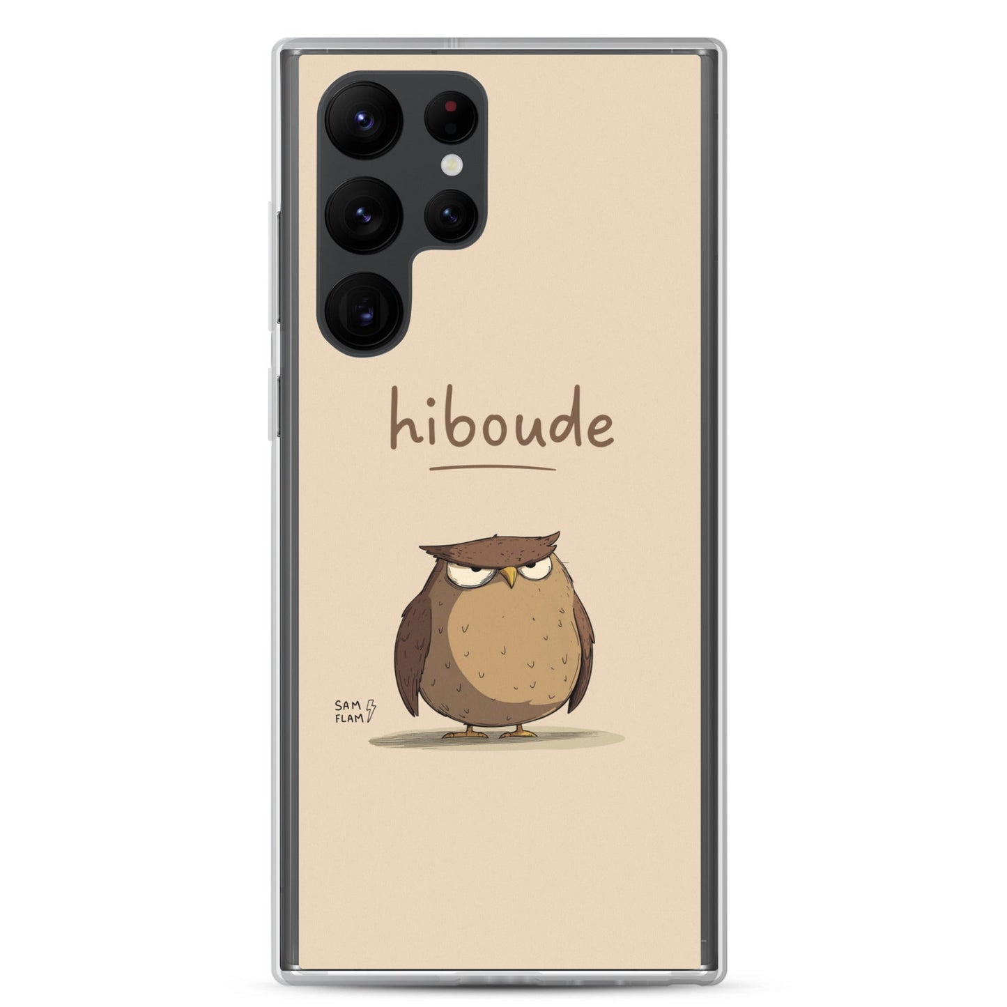 Clear Case for Samsung® "Hiboude" - Sam Flam