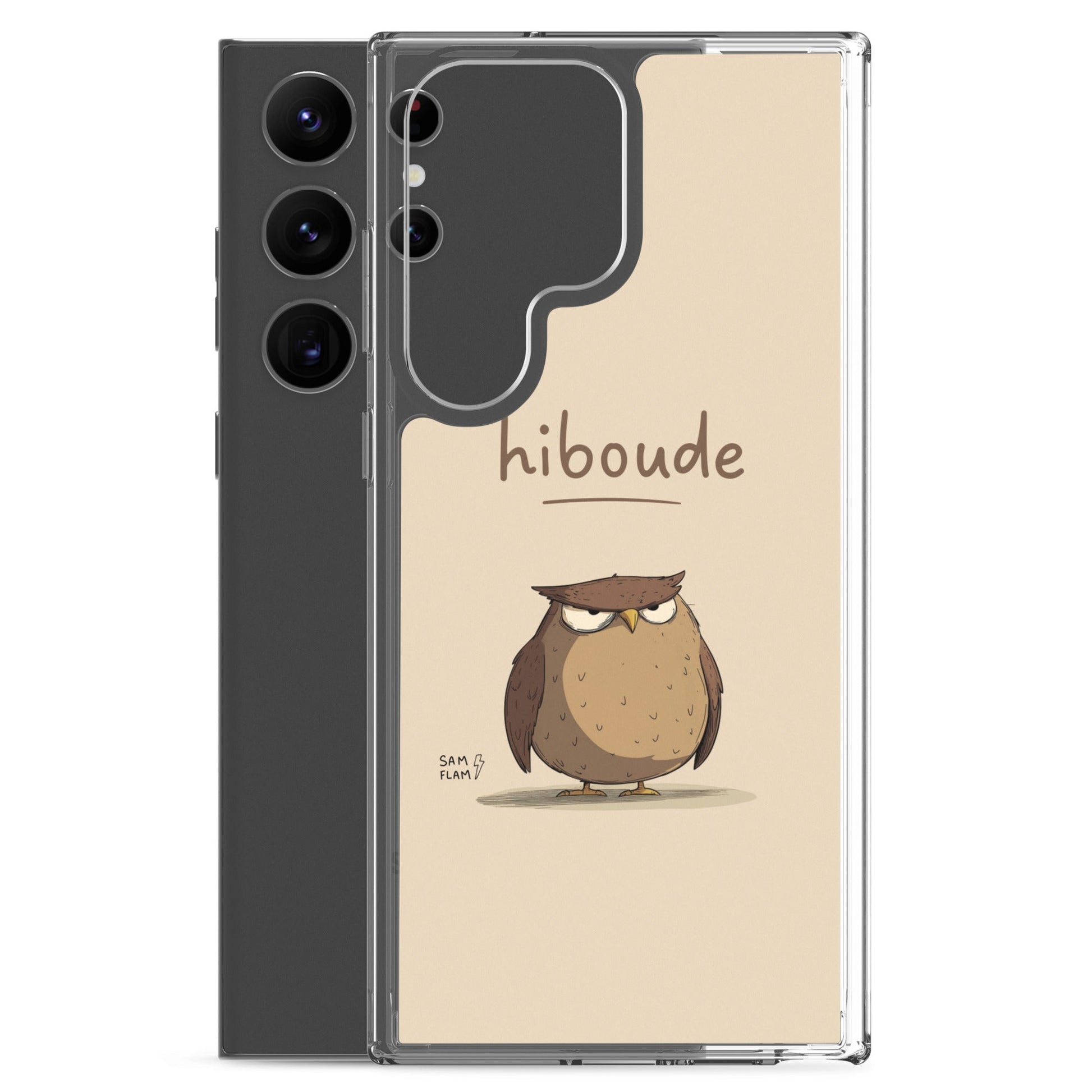 Clear Case for Samsung® "Hiboude" - Sam Flam