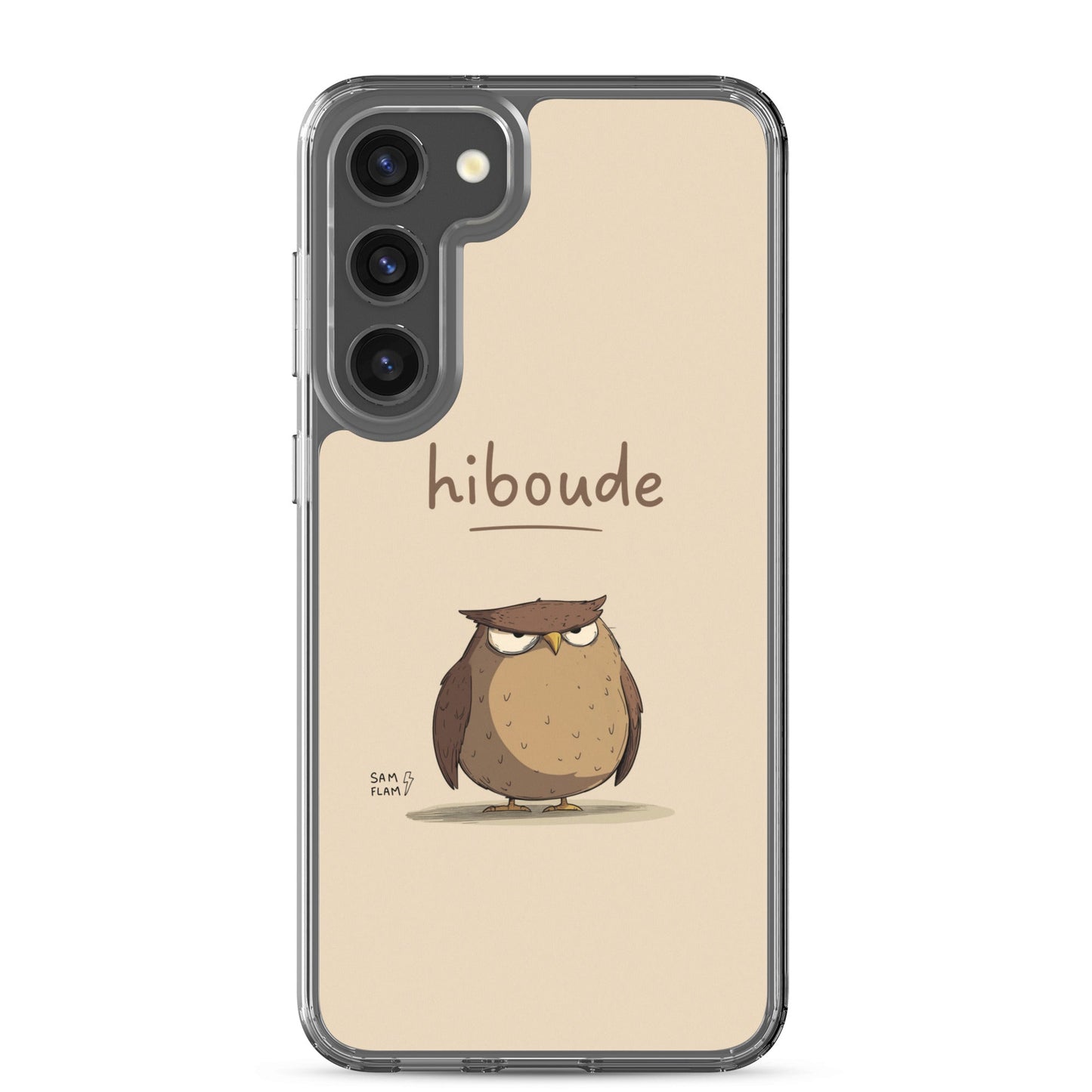 Clear Case for Samsung® "Hiboude" - Sam Flam