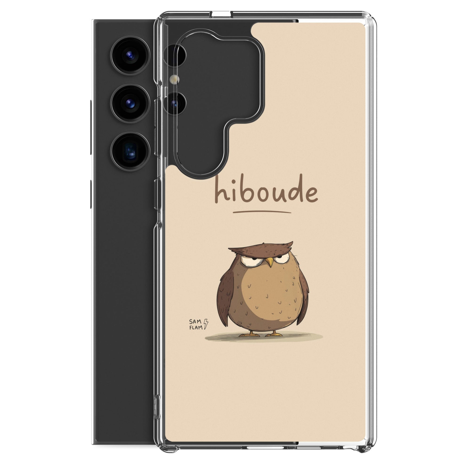 Clear Case for Samsung® "Hiboude" - Sam Flam
