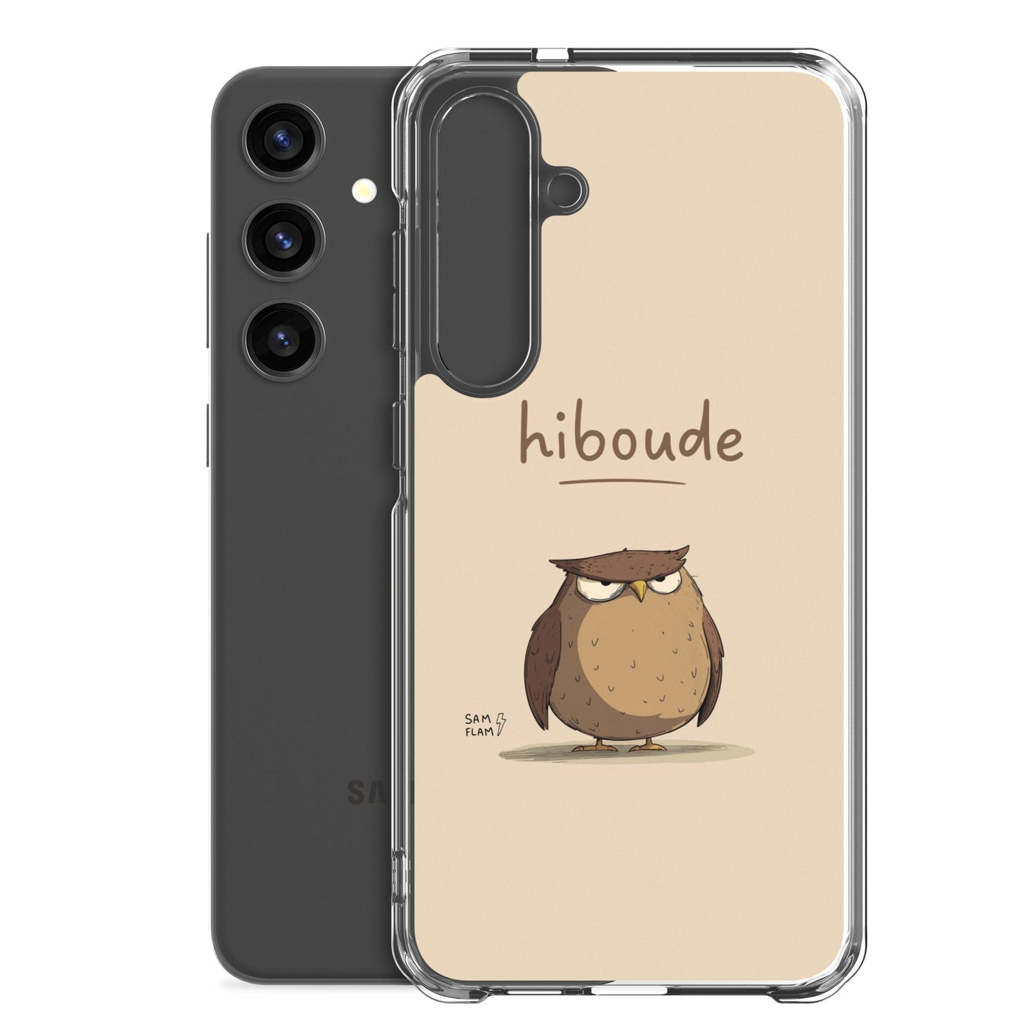 Clear Case for Samsung® "Hiboude" - Sam Flam