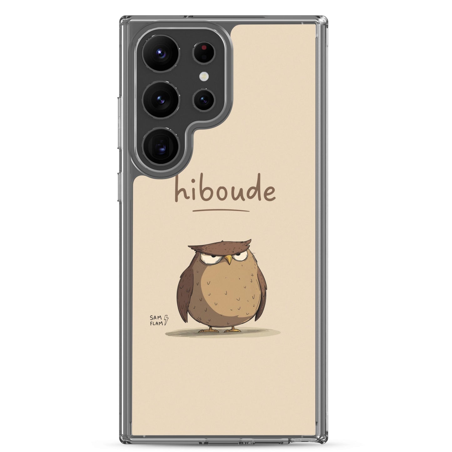 Clear Case for Samsung® "Hiboude" - Sam Flam