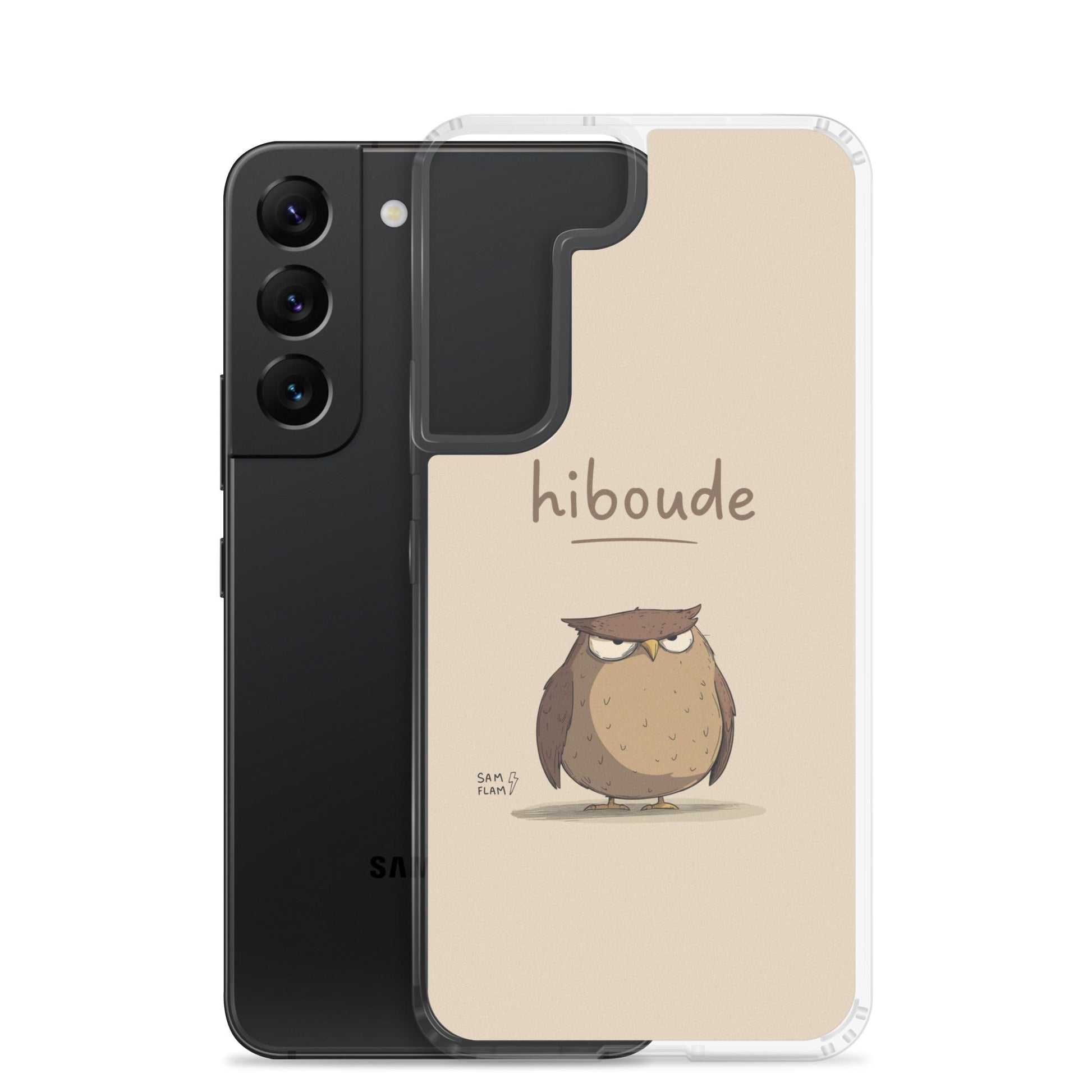 Clear Case for Samsung® "Hiboude" - Sam Flam