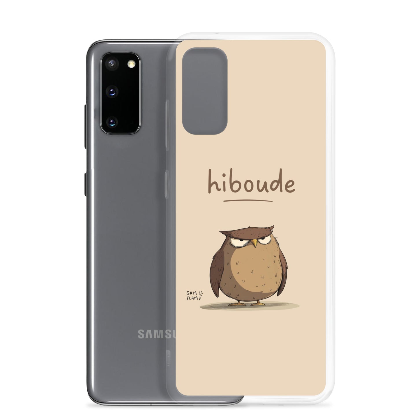 Clear Case for Samsung® "Hiboude" - Sam Flam