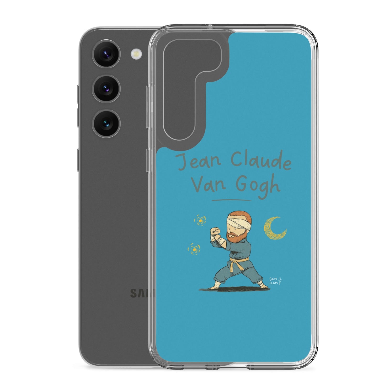 Clear Case for Samsung® "Jean Claude" - Sam Flam