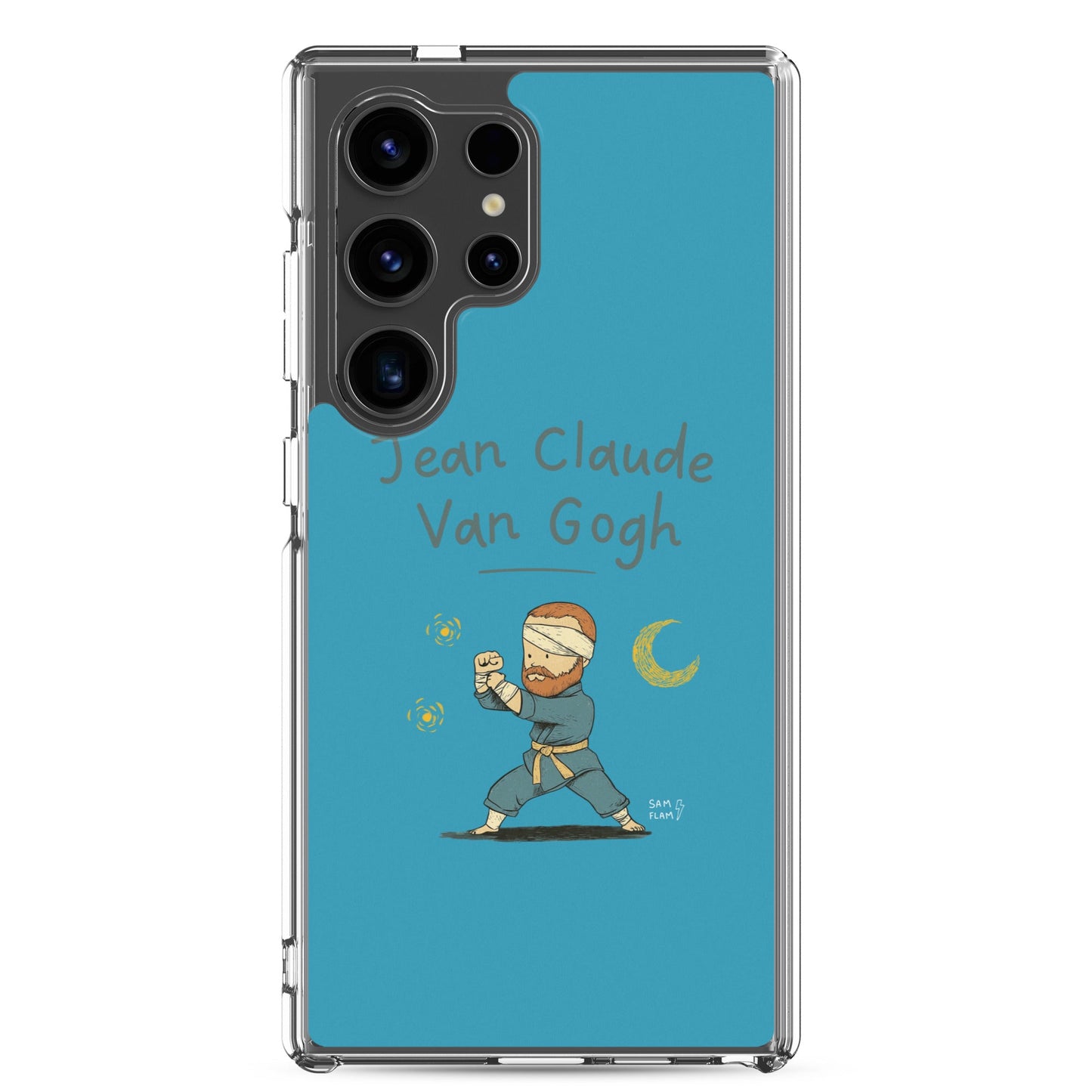 Clear Case for Samsung® "Jean Claude" - Sam Flam