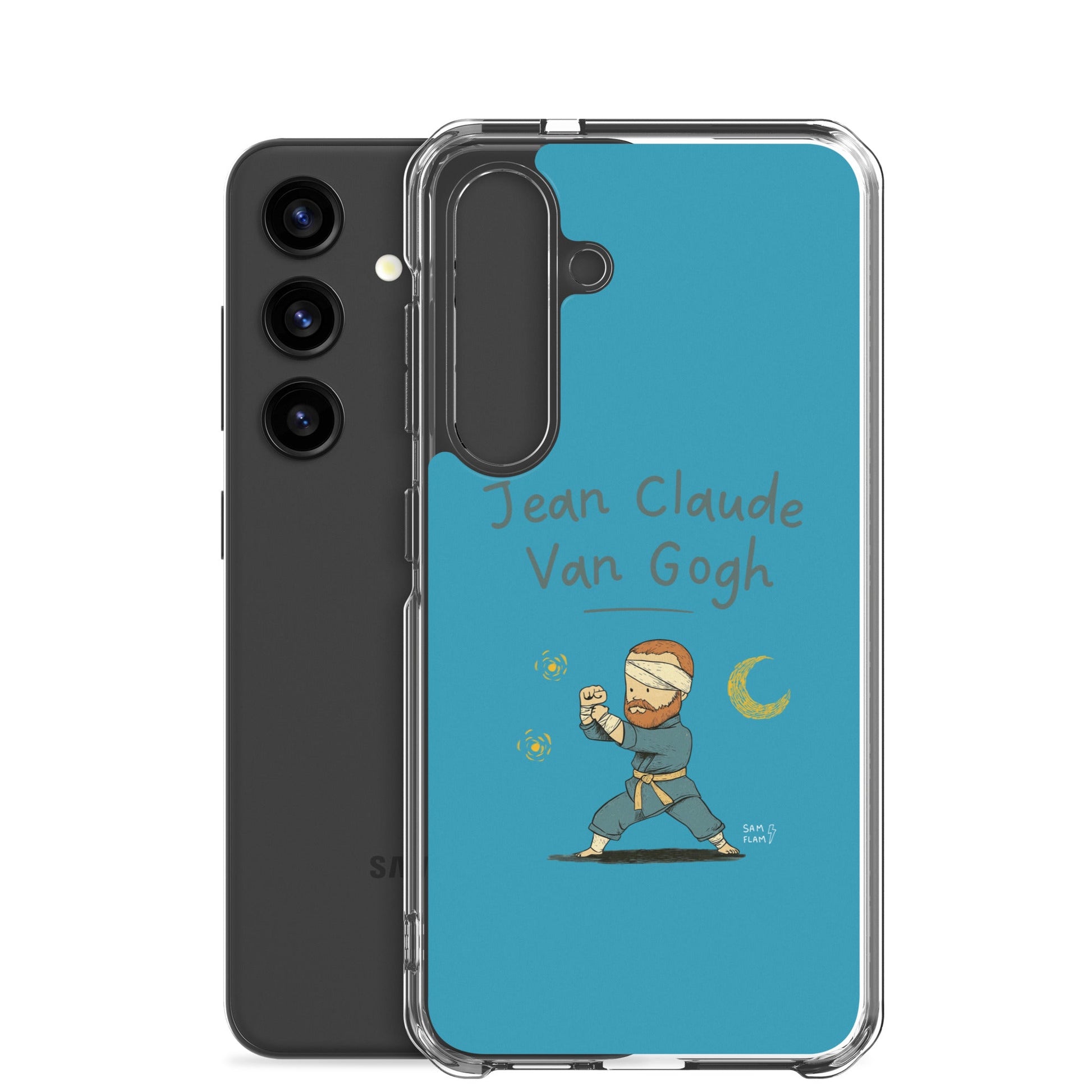 Clear Case for Samsung® "Jean Claude" - Sam Flam