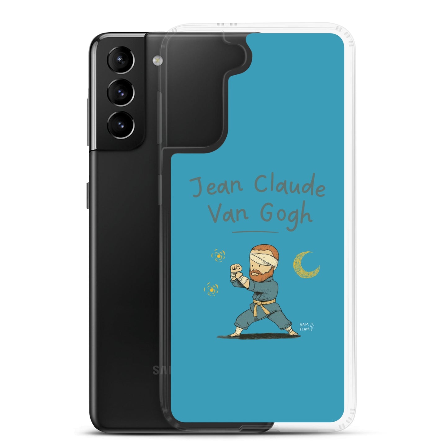Clear Case for Samsung® "Jean Claude" - Sam Flam