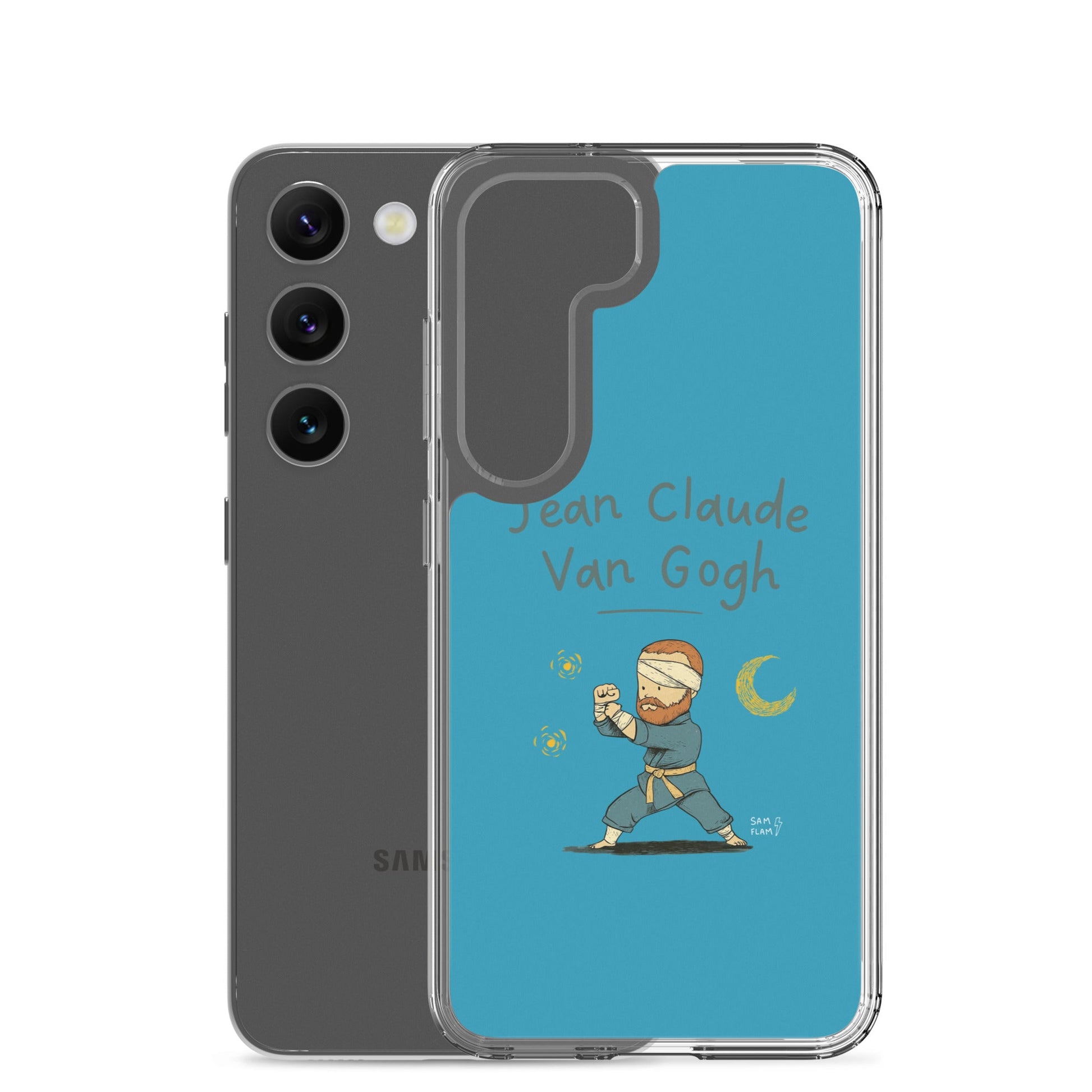 Clear Case for Samsung® "Jean Claude" - Sam Flam