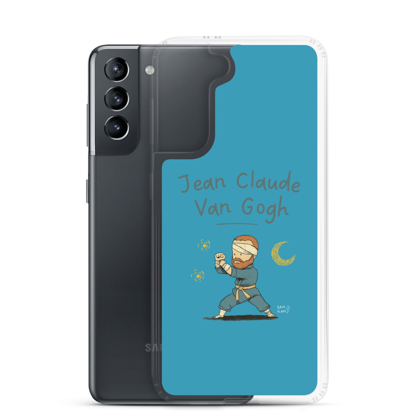 Clear Case for Samsung® "Jean Claude" - Sam Flam