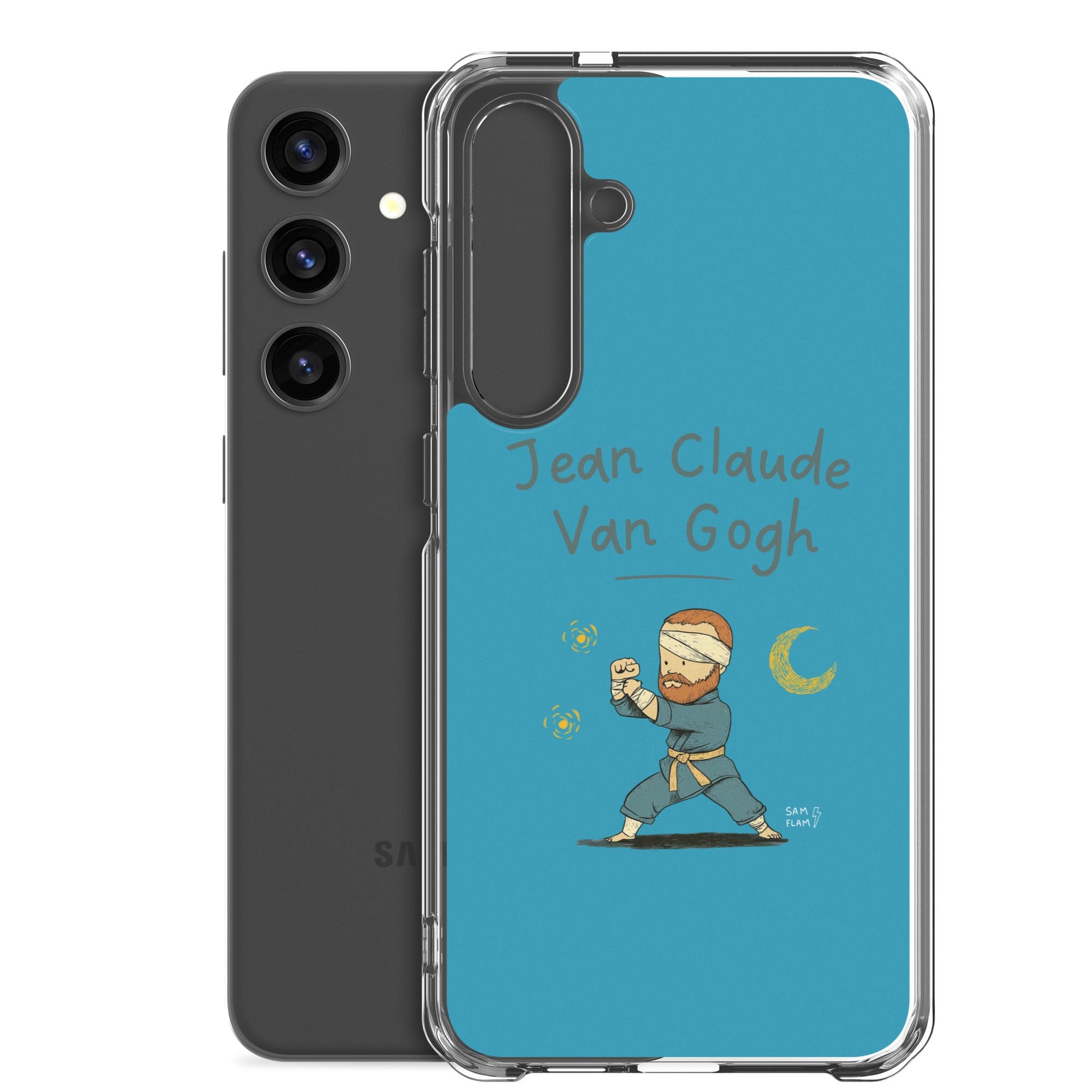 Clear Case for Samsung® "Jean Claude" - Sam Flam