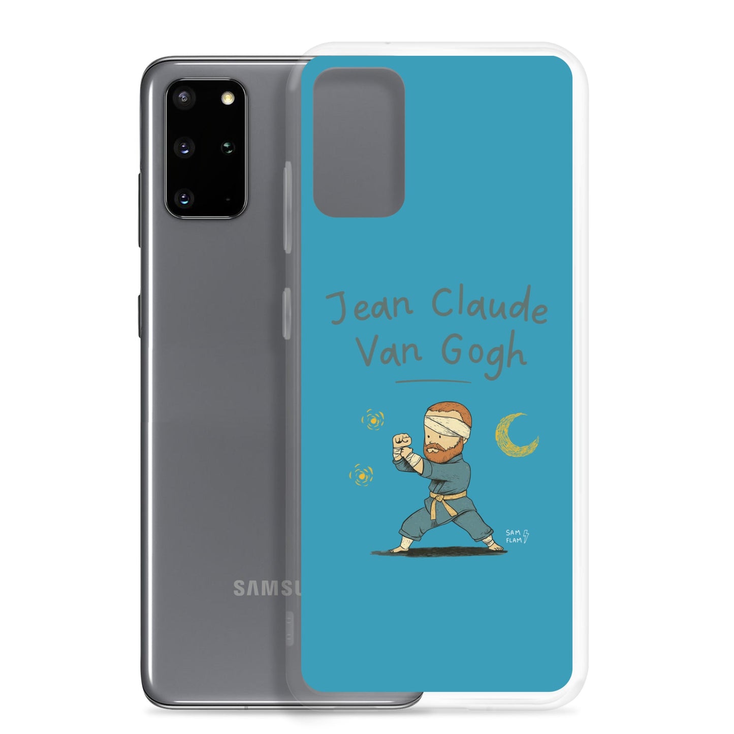 Clear Case for Samsung® "Jean Claude" - Sam Flam