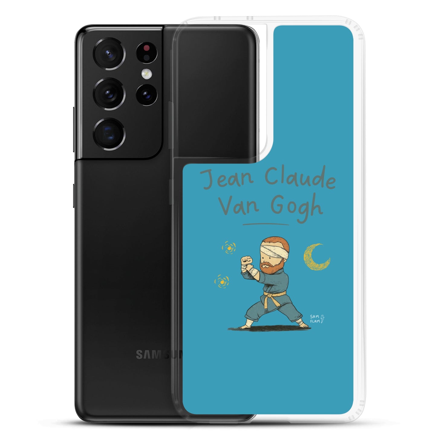 Clear Case for Samsung® "Jean Claude" - Sam Flam