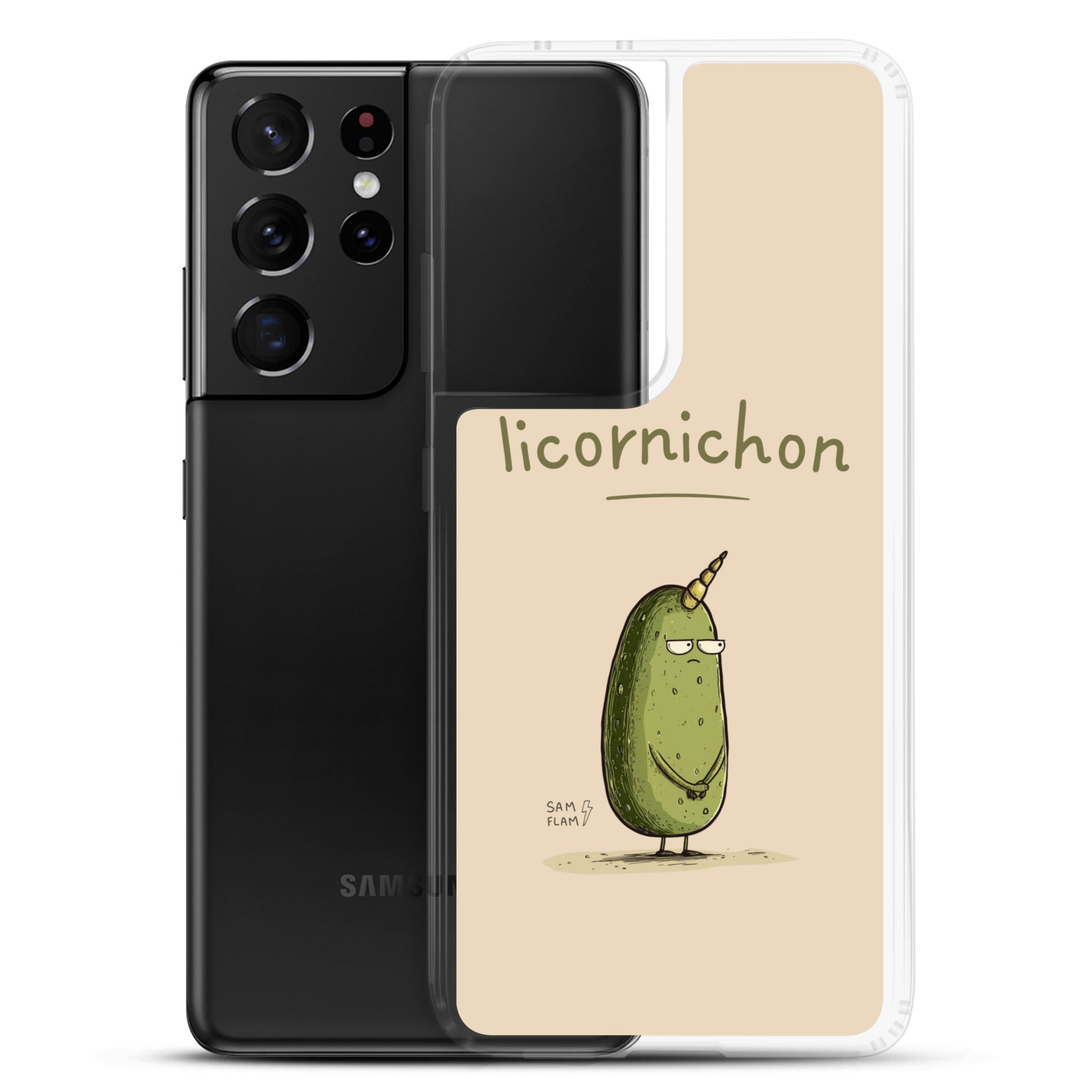 Clear Case for Samsung® "Licornichon" - Sam Flam