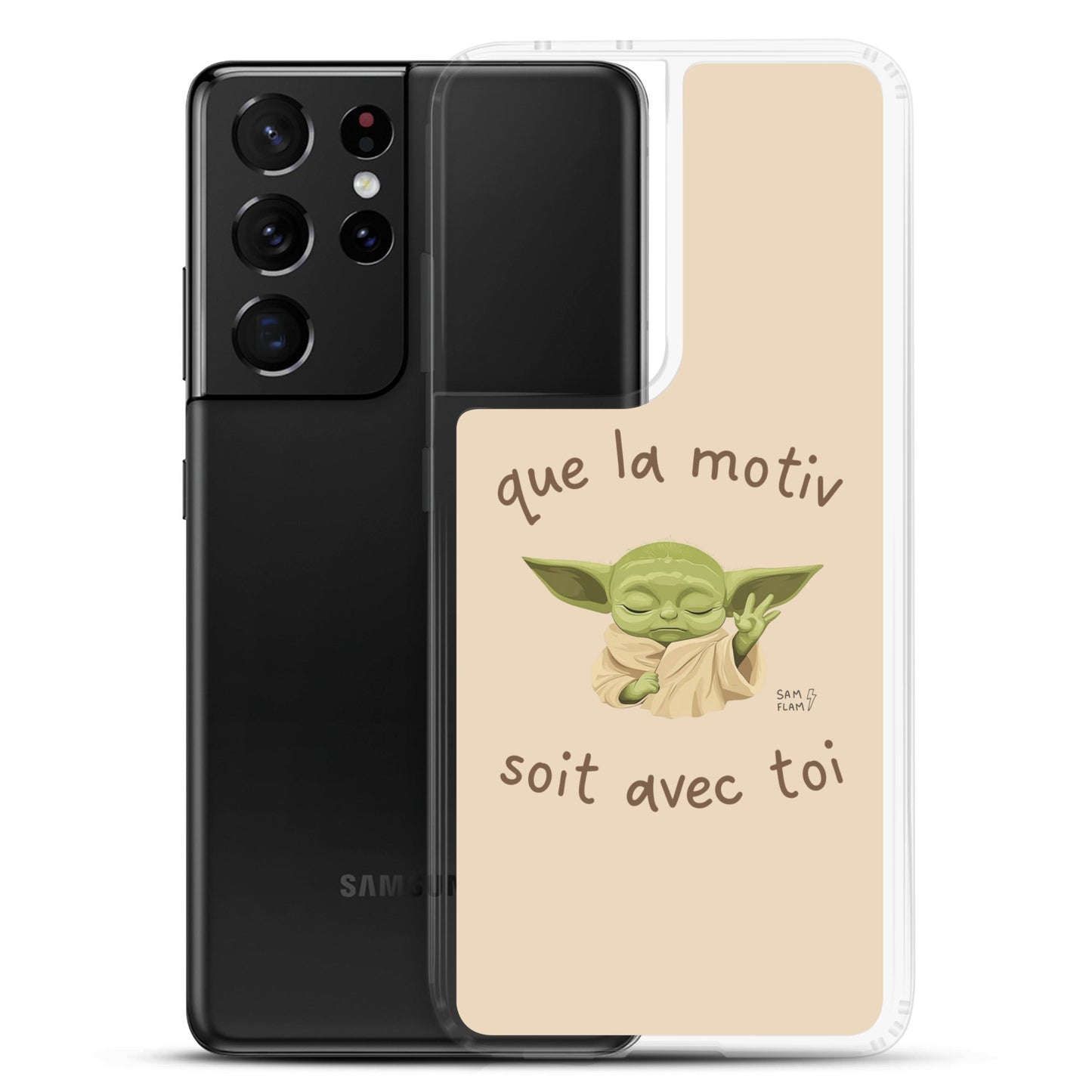 Clear Case for Samsung® "motiv'" - Sam Flam