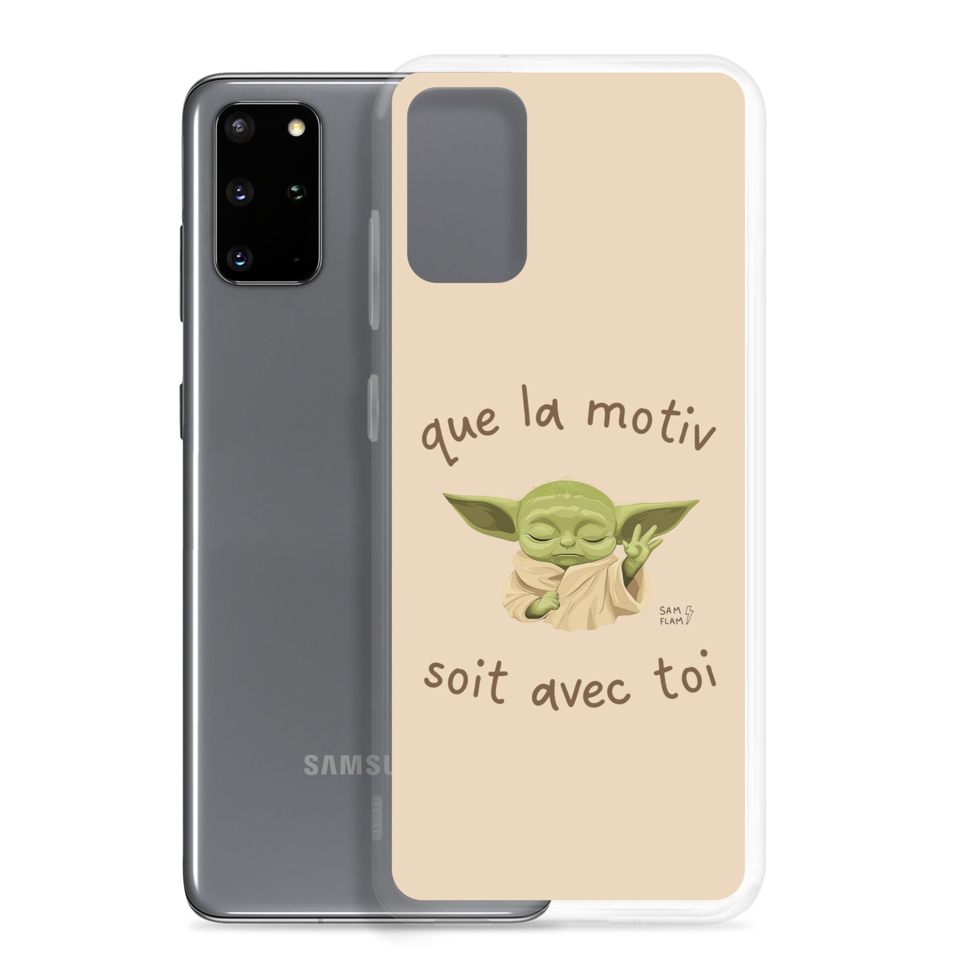 Clear Case for Samsung® "motiv'" - Sam Flam