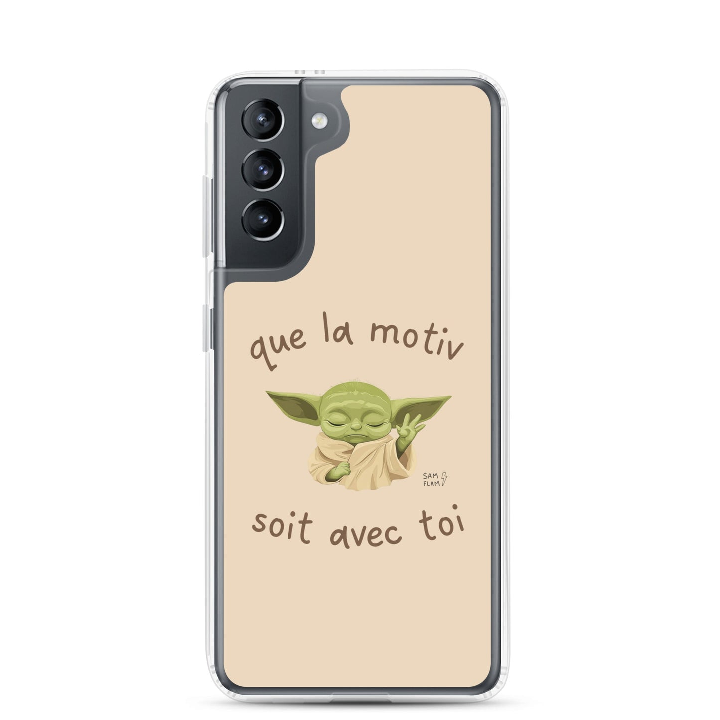 Clear Case for Samsung® "motiv'" - Sam Flam