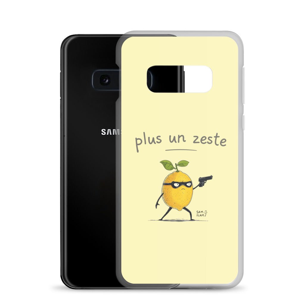 Clear Case for Samsung® "Plus un zeste" - Sam Flam
