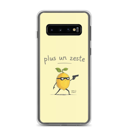 Clear Case for Samsung® "Plus un zeste" - Sam Flam