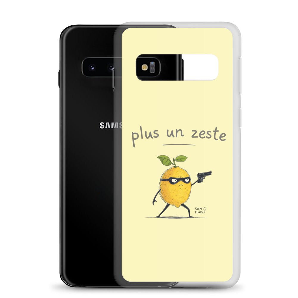 Clear Case for Samsung® "Plus un zeste" - Sam Flam