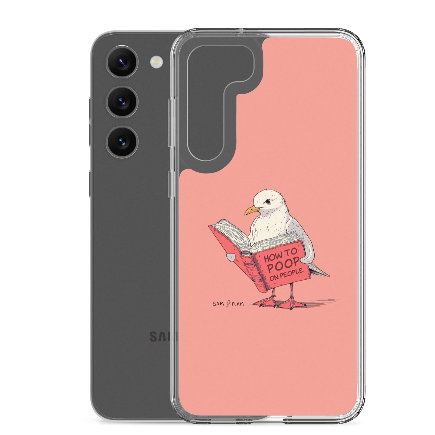 Clear Case for Samsung® "Poop" - Sam Flam