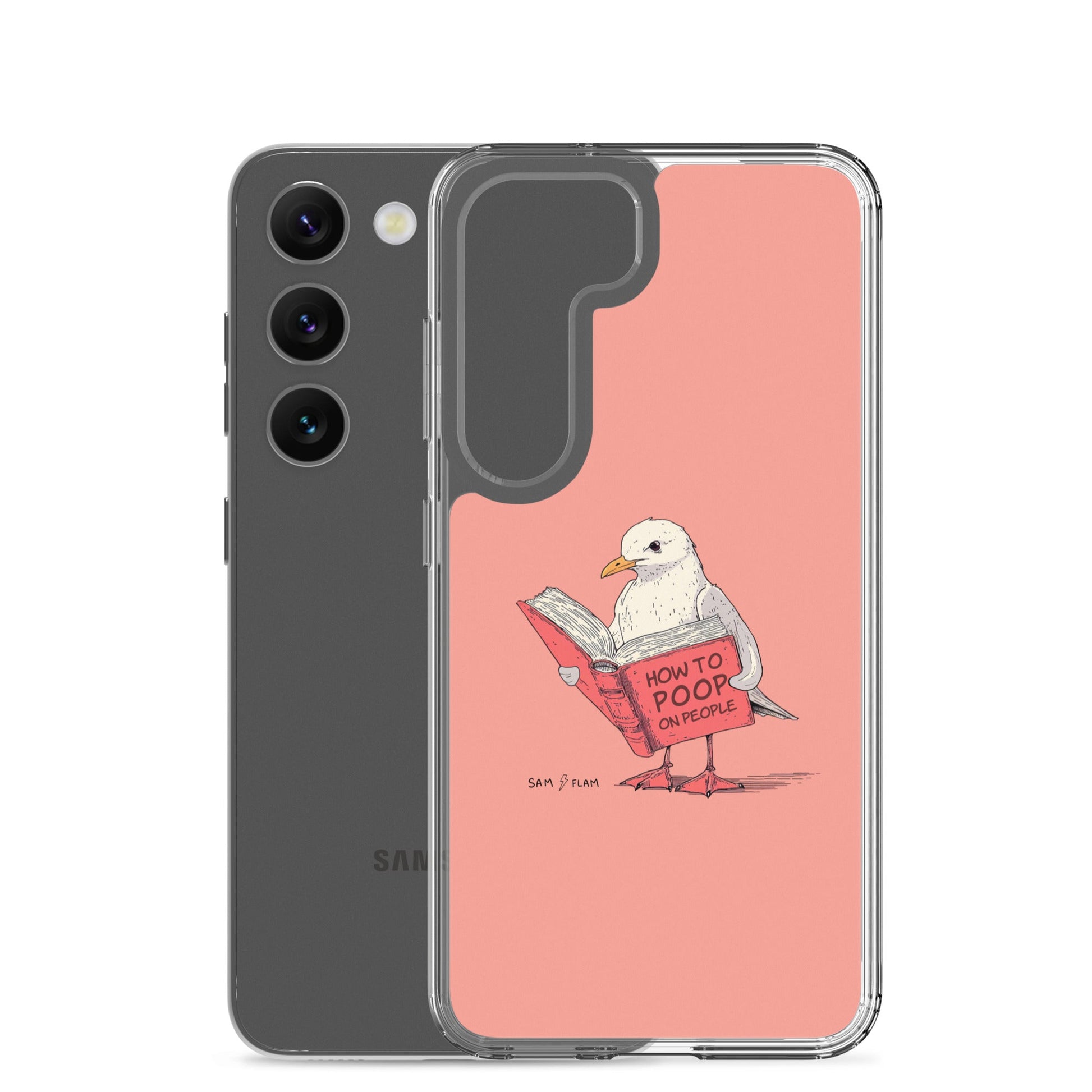 Clear Case for Samsung® "Poop" - Sam Flam