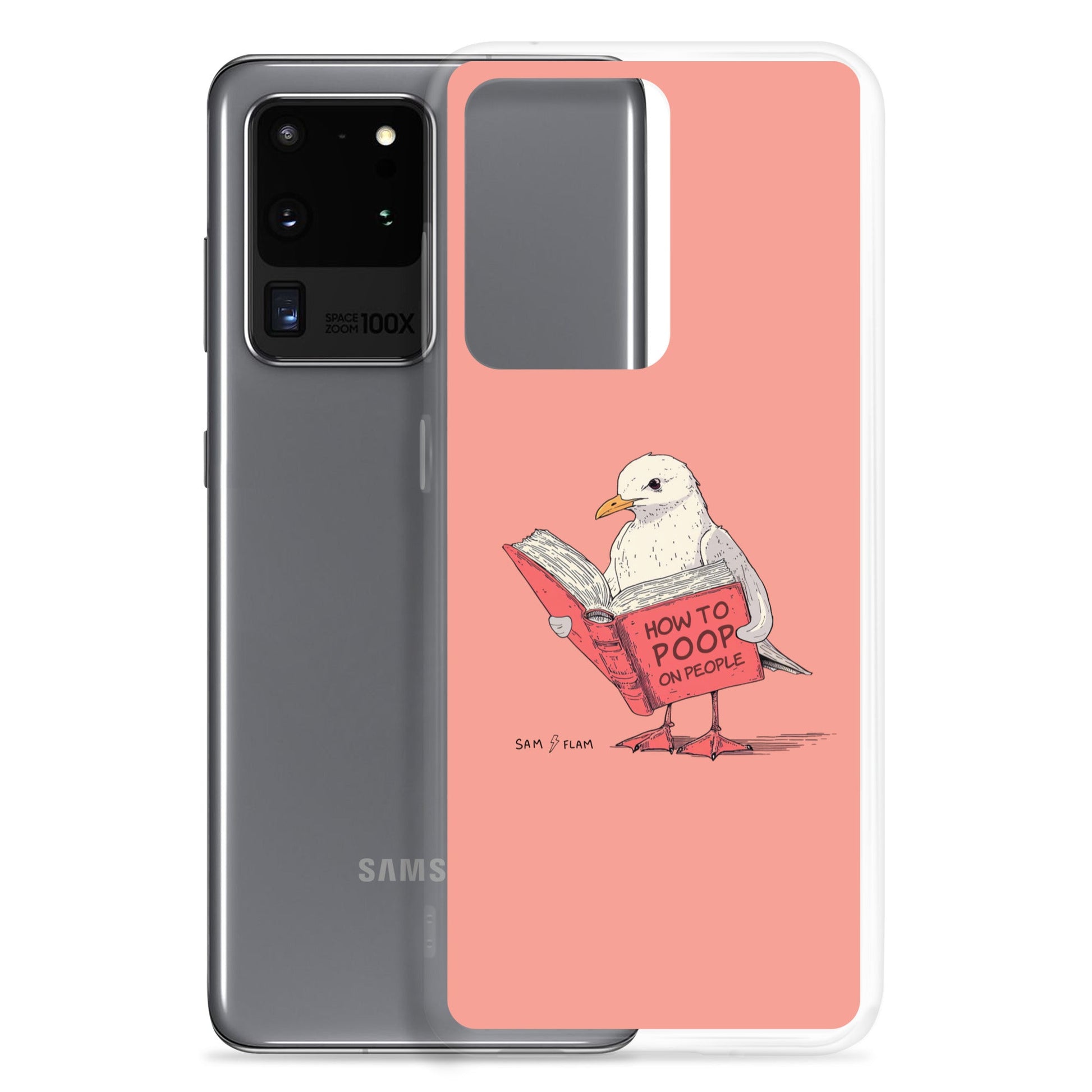 Clear Case for Samsung® "Poop" - Sam Flam