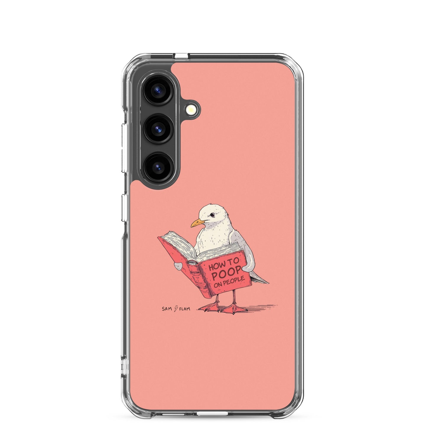 Clear Case for Samsung® "Poop" - Sam Flam
