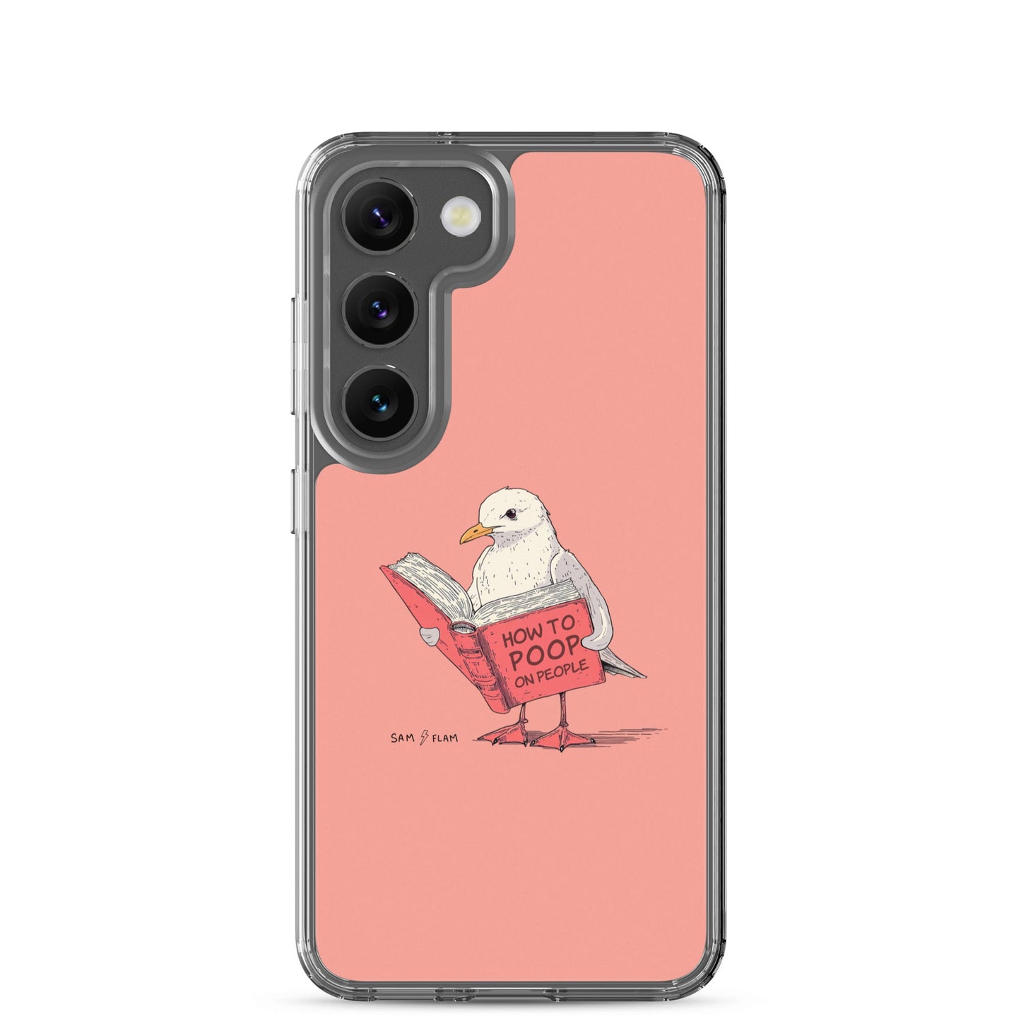 Clear Case for Samsung® "Poop" - Sam Flam