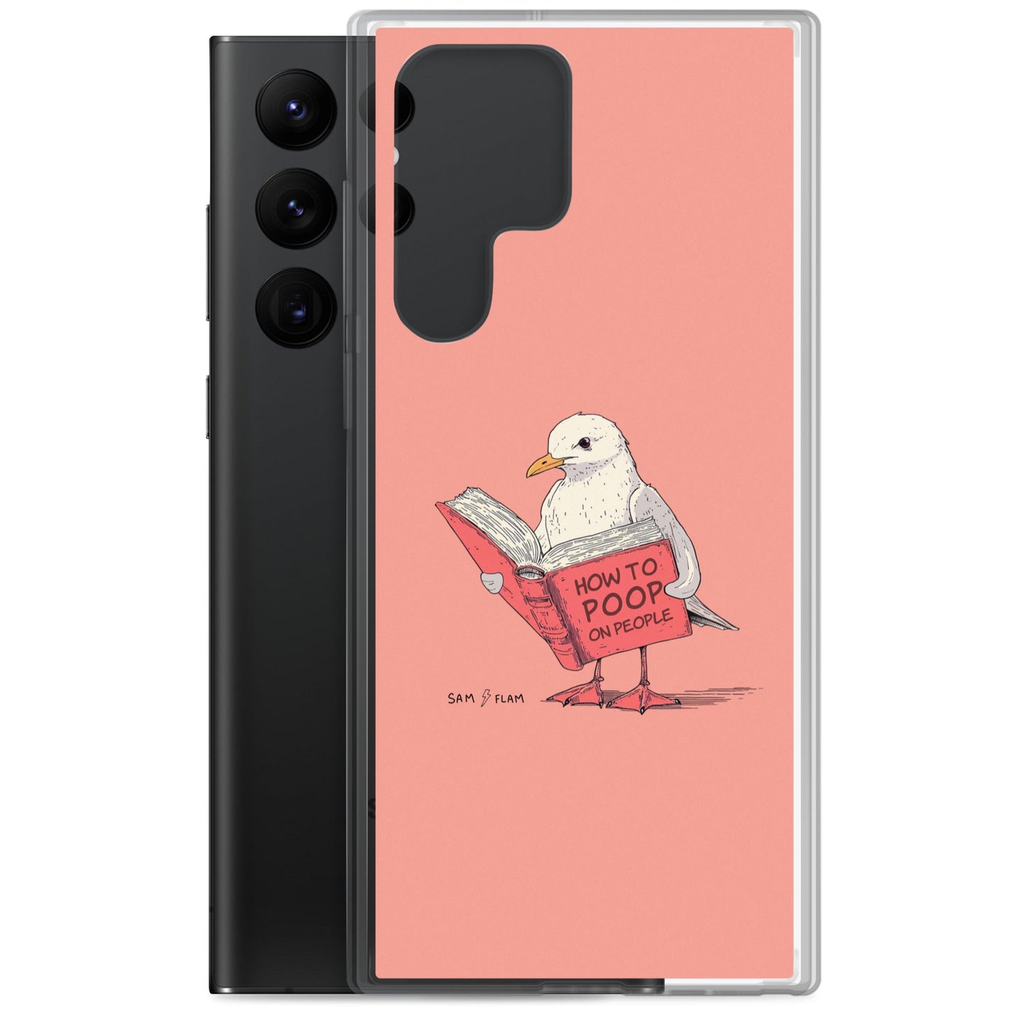 Clear Case for Samsung® "Poop" - Sam Flam