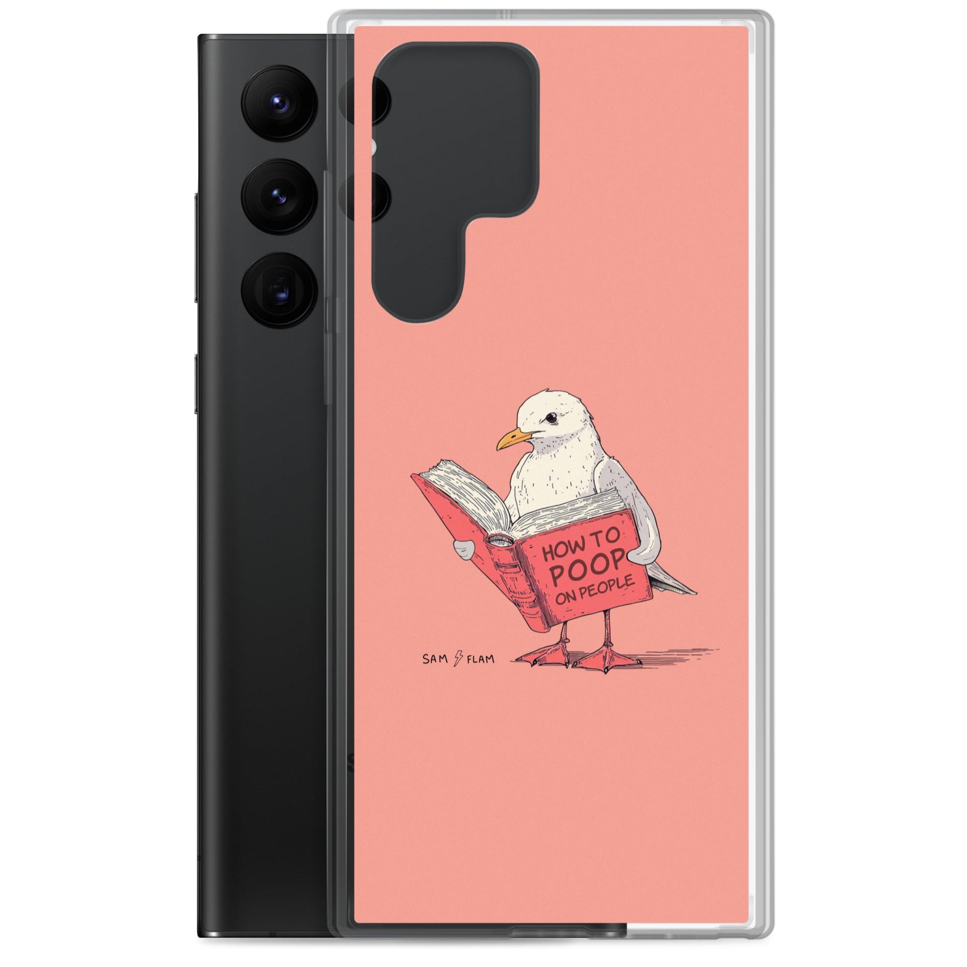 Clear Case for Samsung® "Poop" - Sam Flam