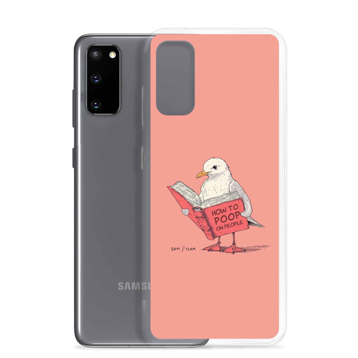 Clear Case for Samsung® "Poop" - Sam Flam