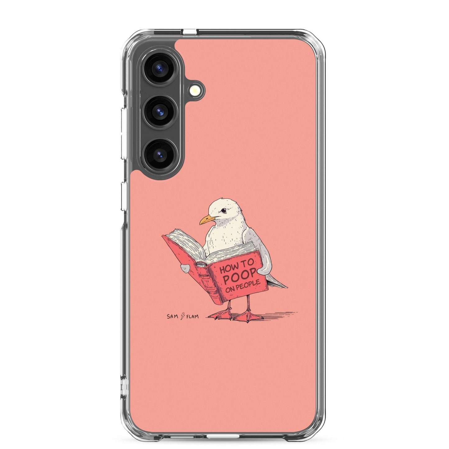 Clear Case for Samsung® "Poop" - Sam Flam